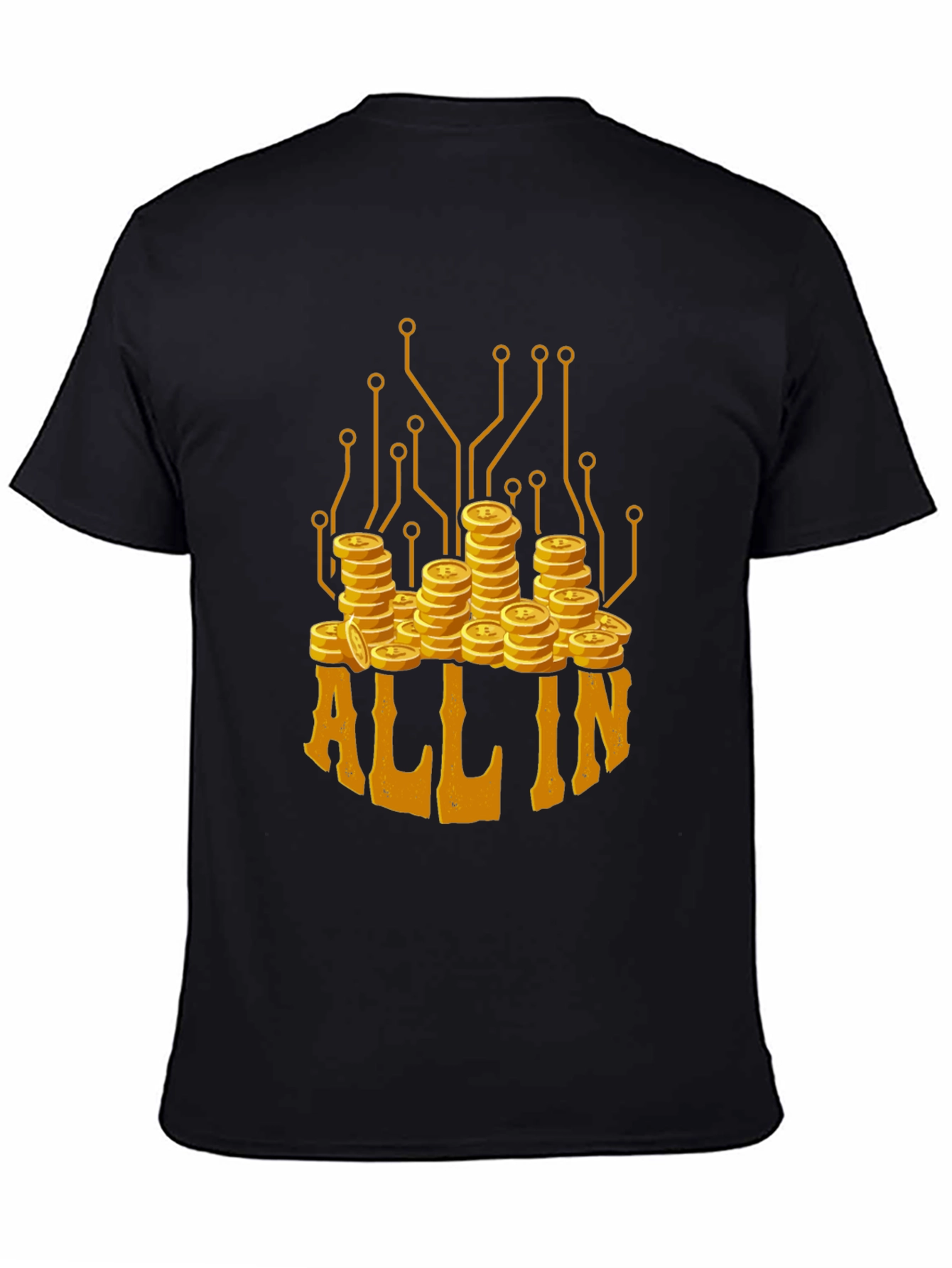 All In Crypto Tee - Bitcoin Trader T-Shirt