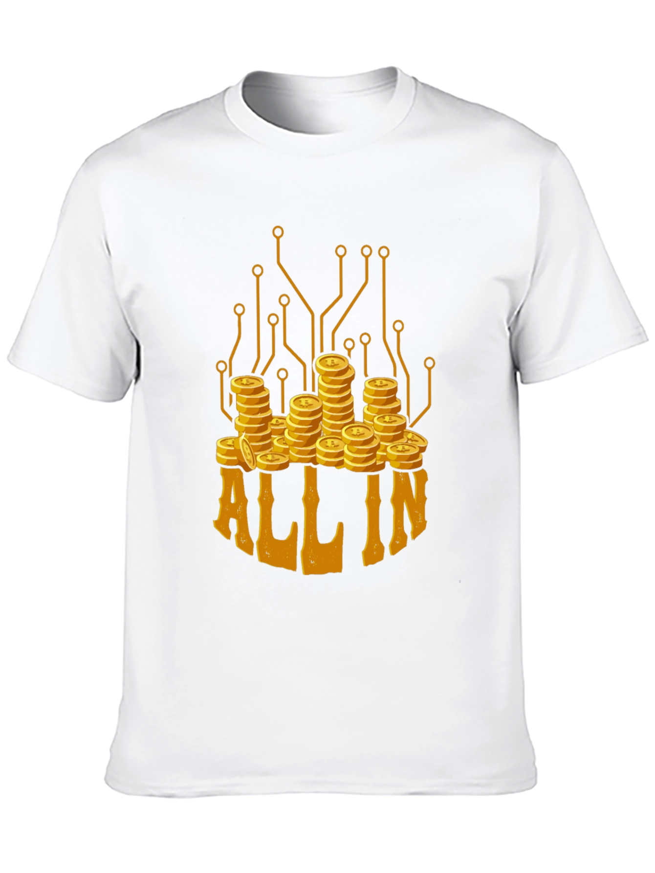 All In Crypto Tee - Bitcoin Trader T-Shirt