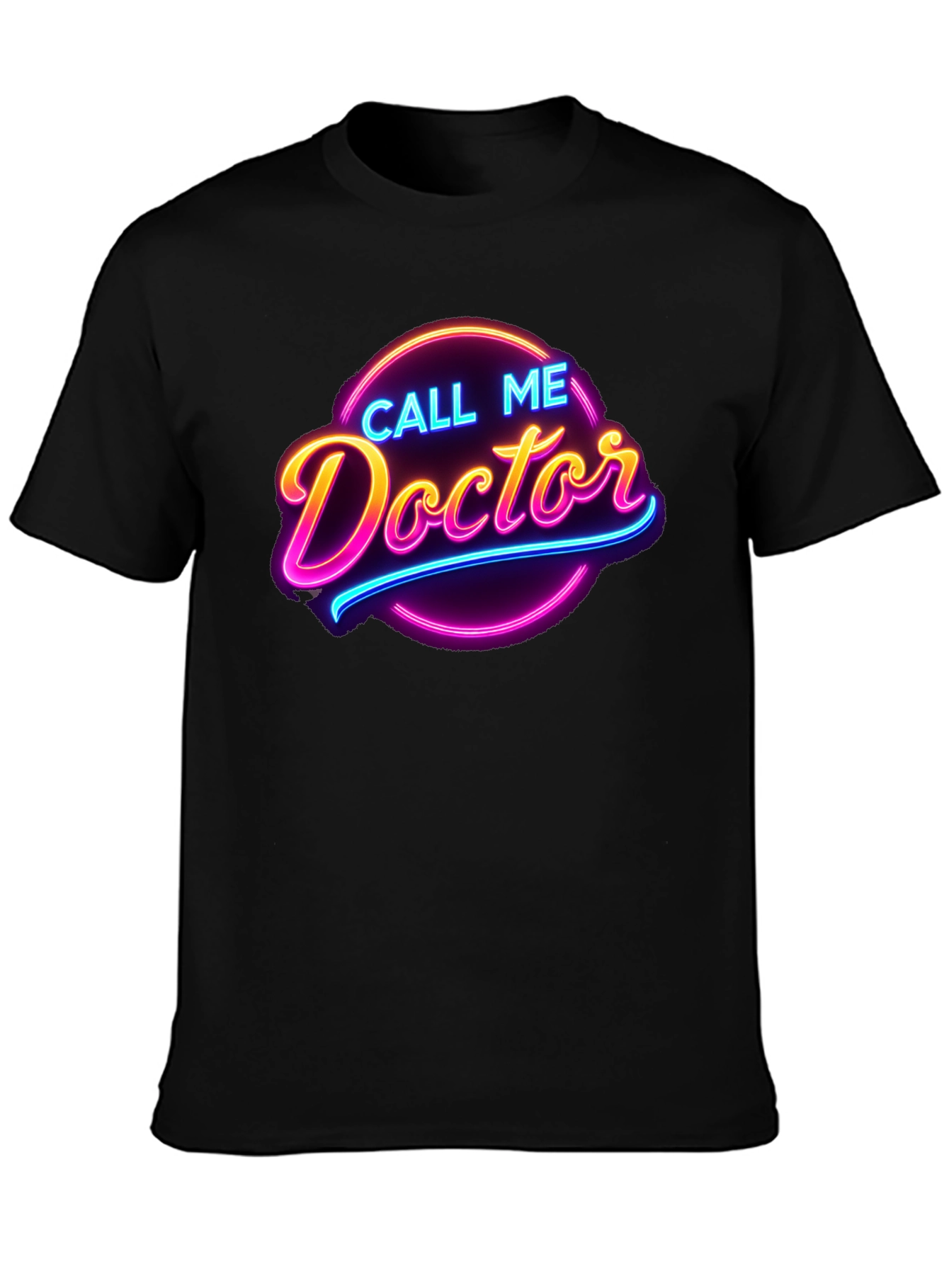 Call Me Doctor Neon Graphic Tee