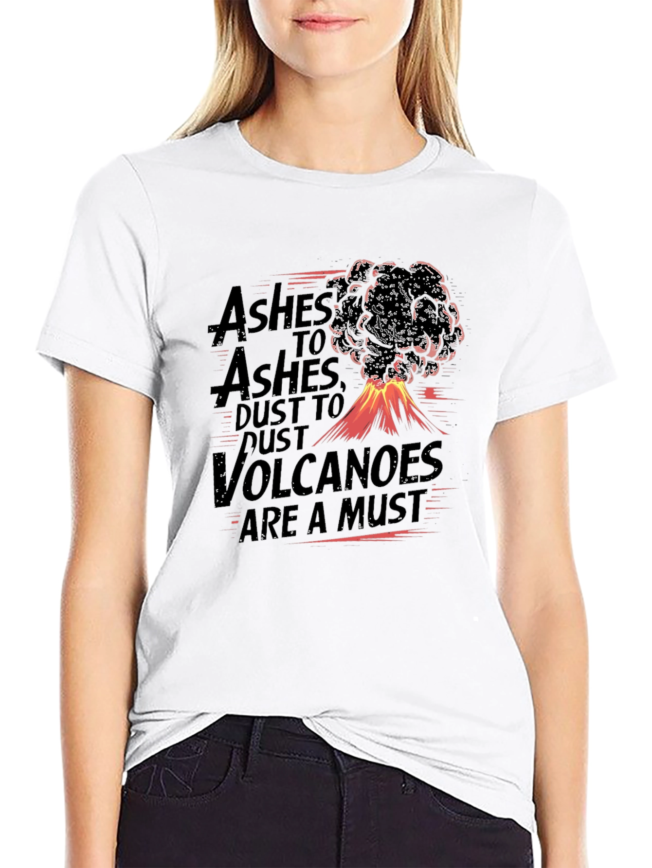 Volcano Eruption Graphic T-Shirt