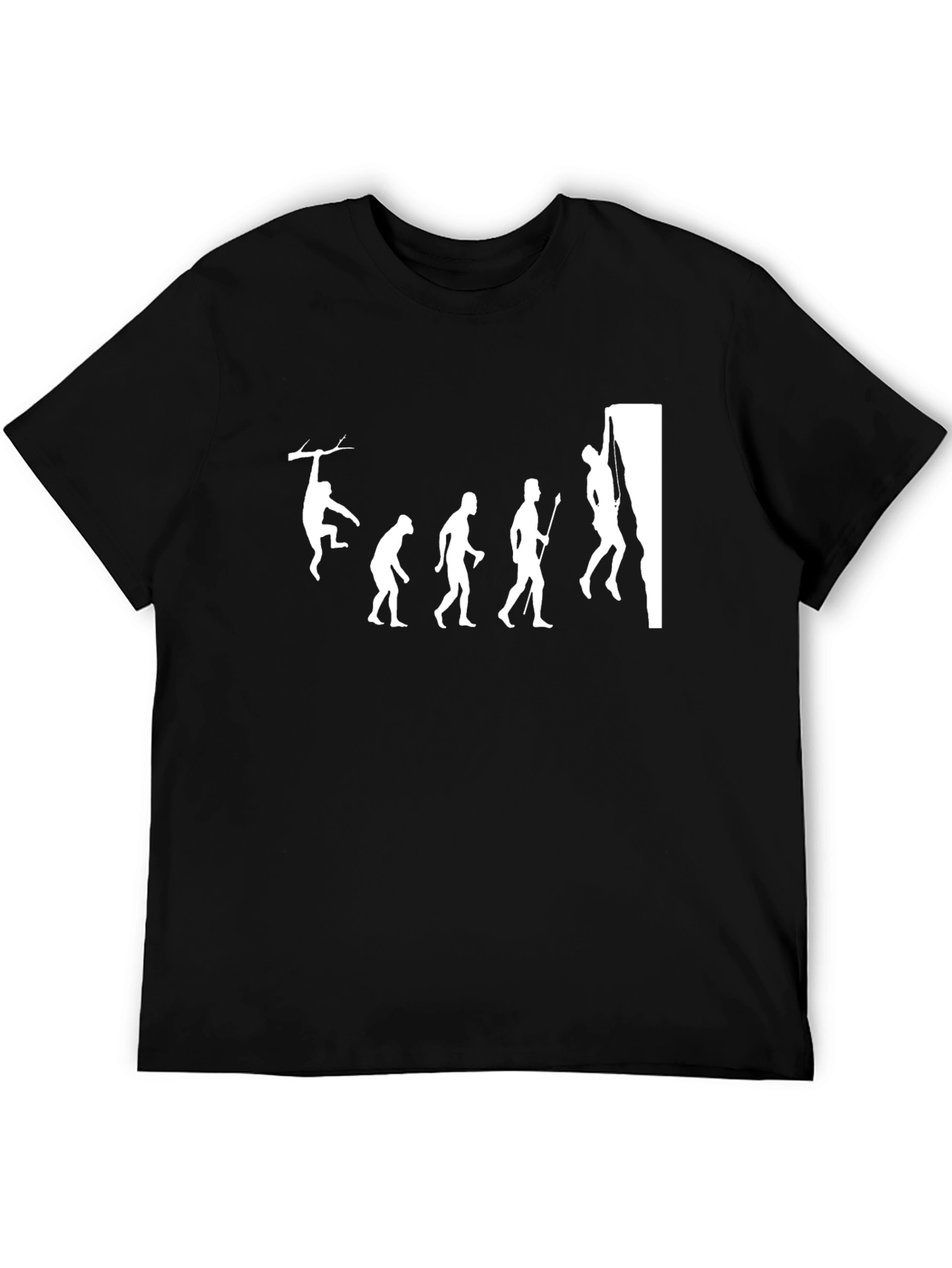 Evolution of Climbing T-Shirt - Funny Climber Tee