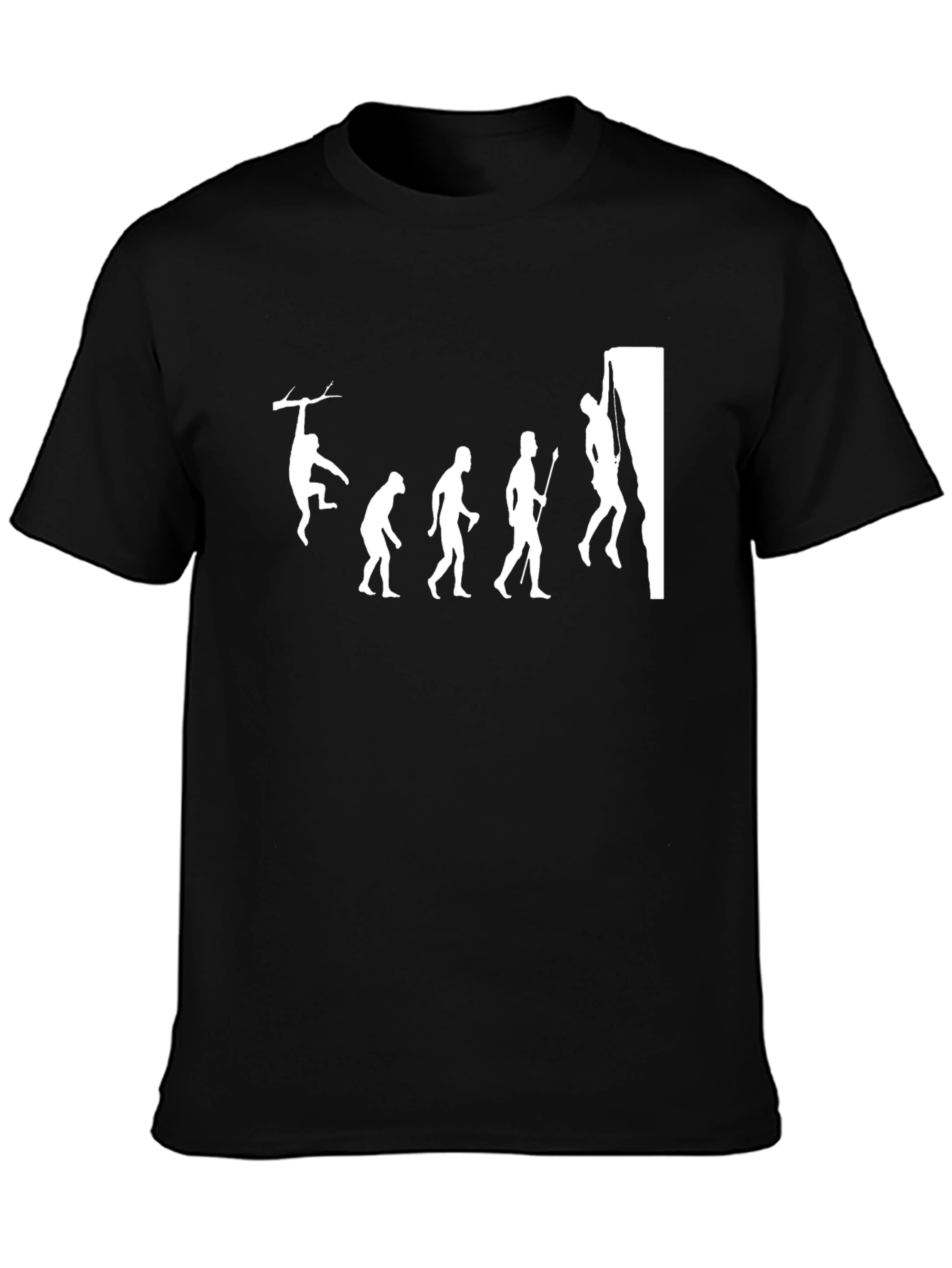 Evolution of Climbing T-Shirt - Funny Climber Tee