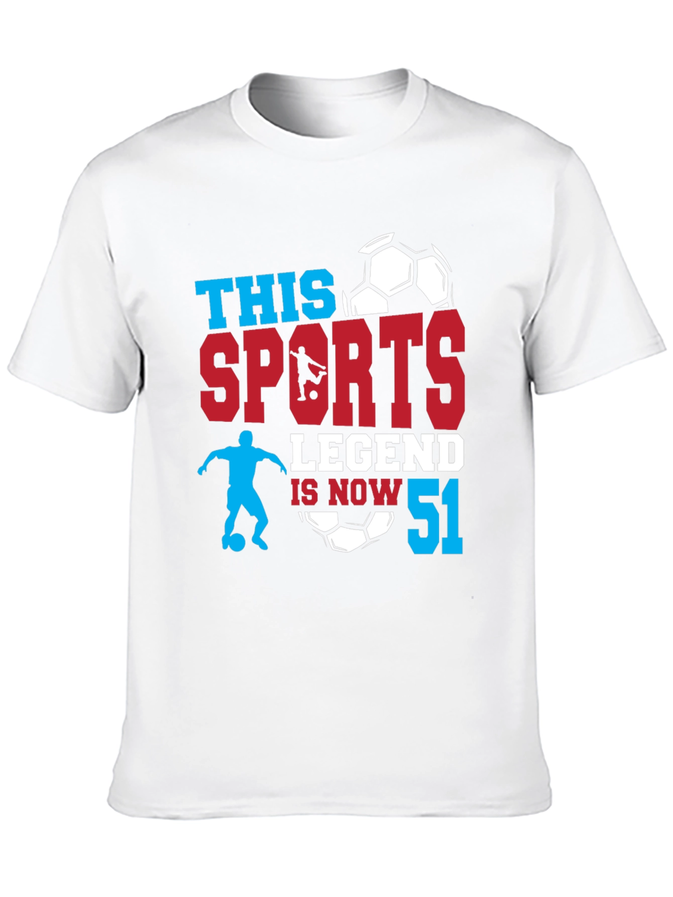 Sports Legend 51st Birthday T-Shirt Soccer Fan Gift