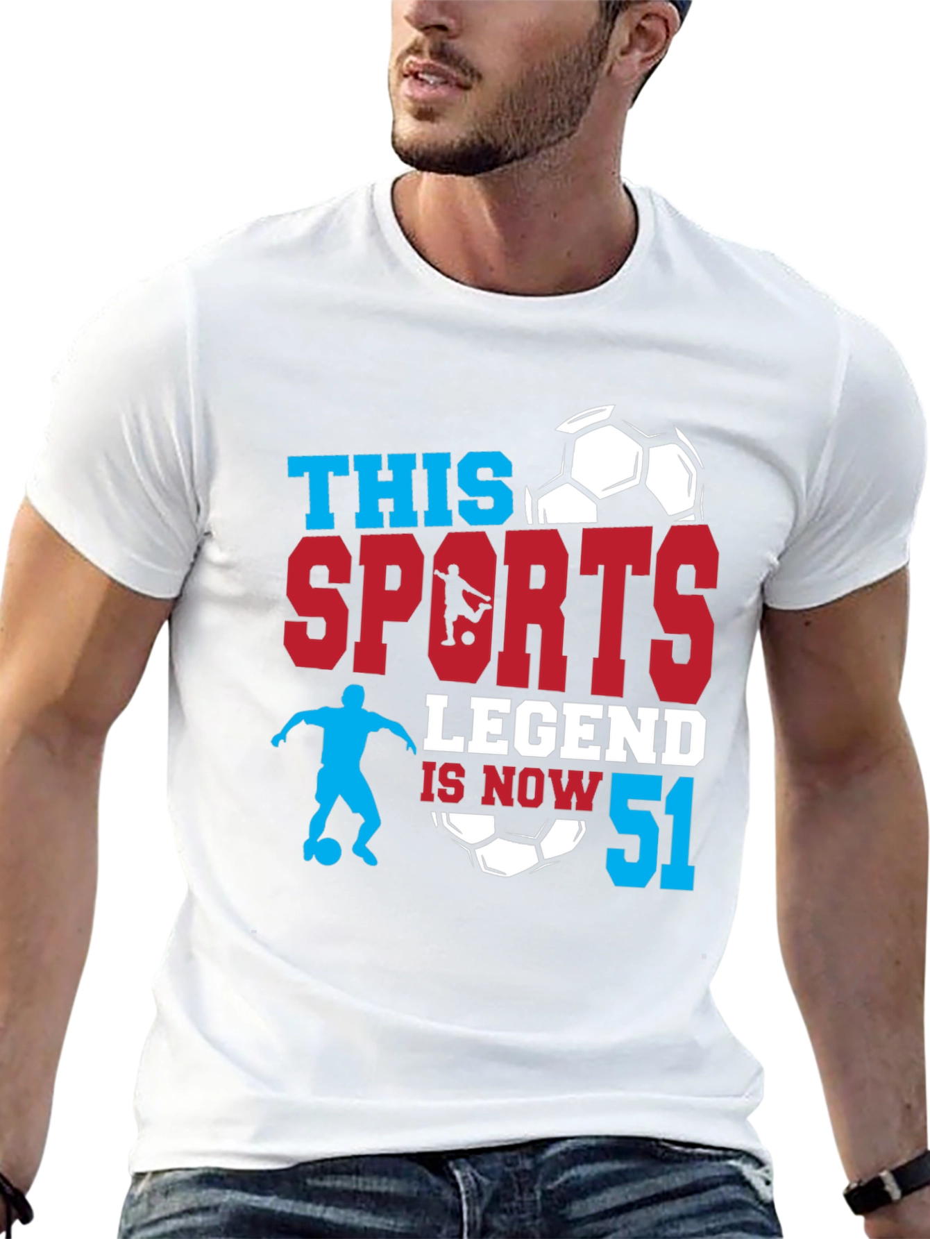 Sports Legend 51st Birthday T-Shirt Soccer Fan Gift