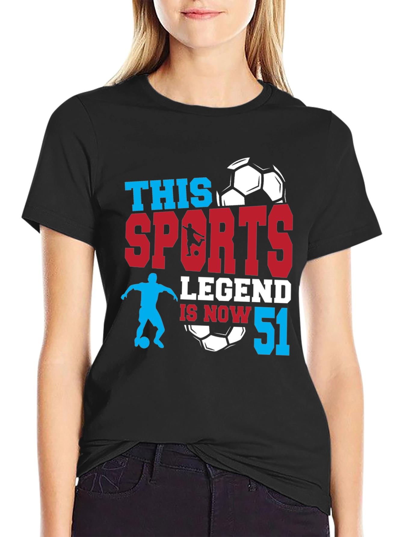 Sports Legend 51st Birthday T-Shirt Soccer Fan Gift