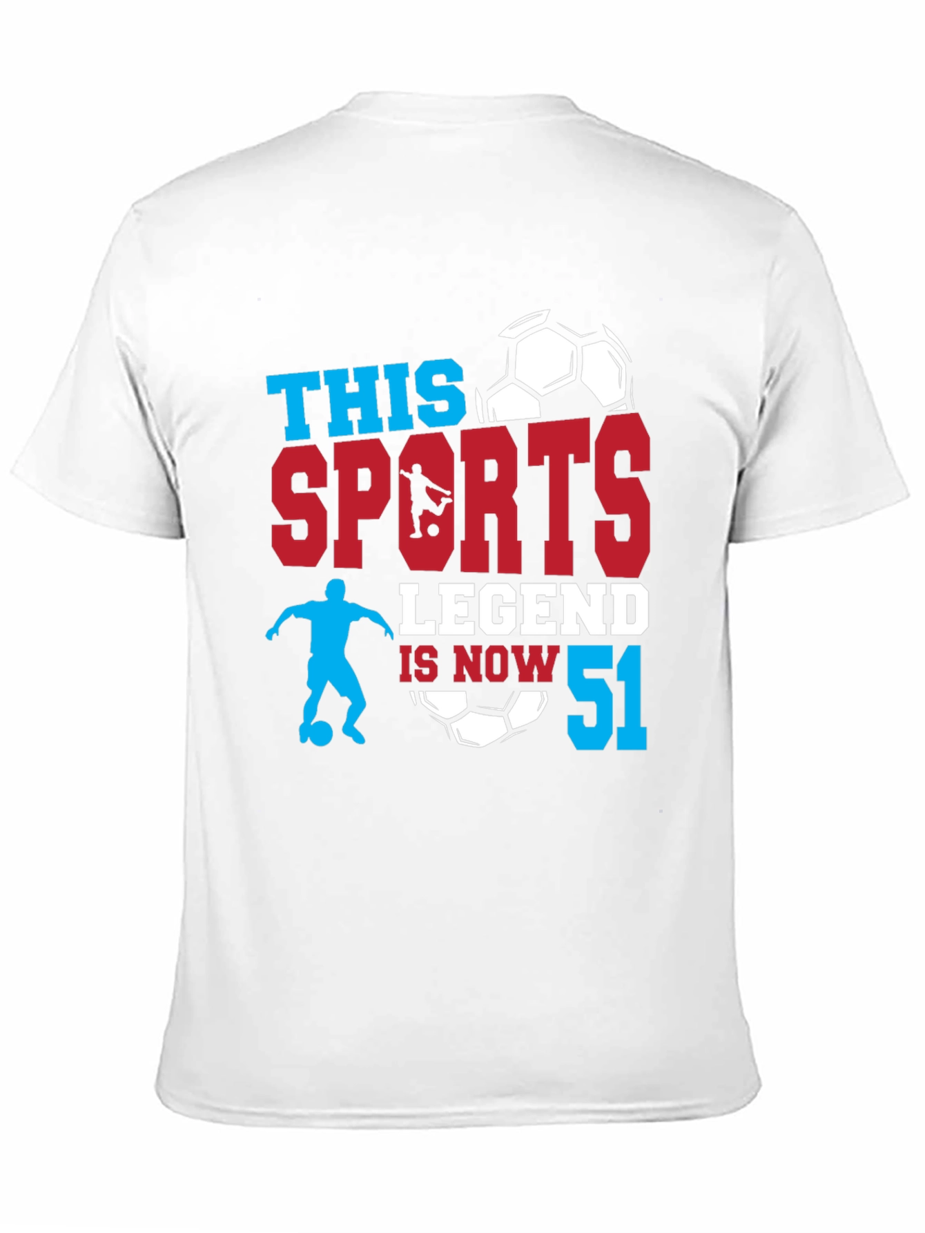 Sports Legend 51st Birthday T-Shirt Soccer Fan Gift