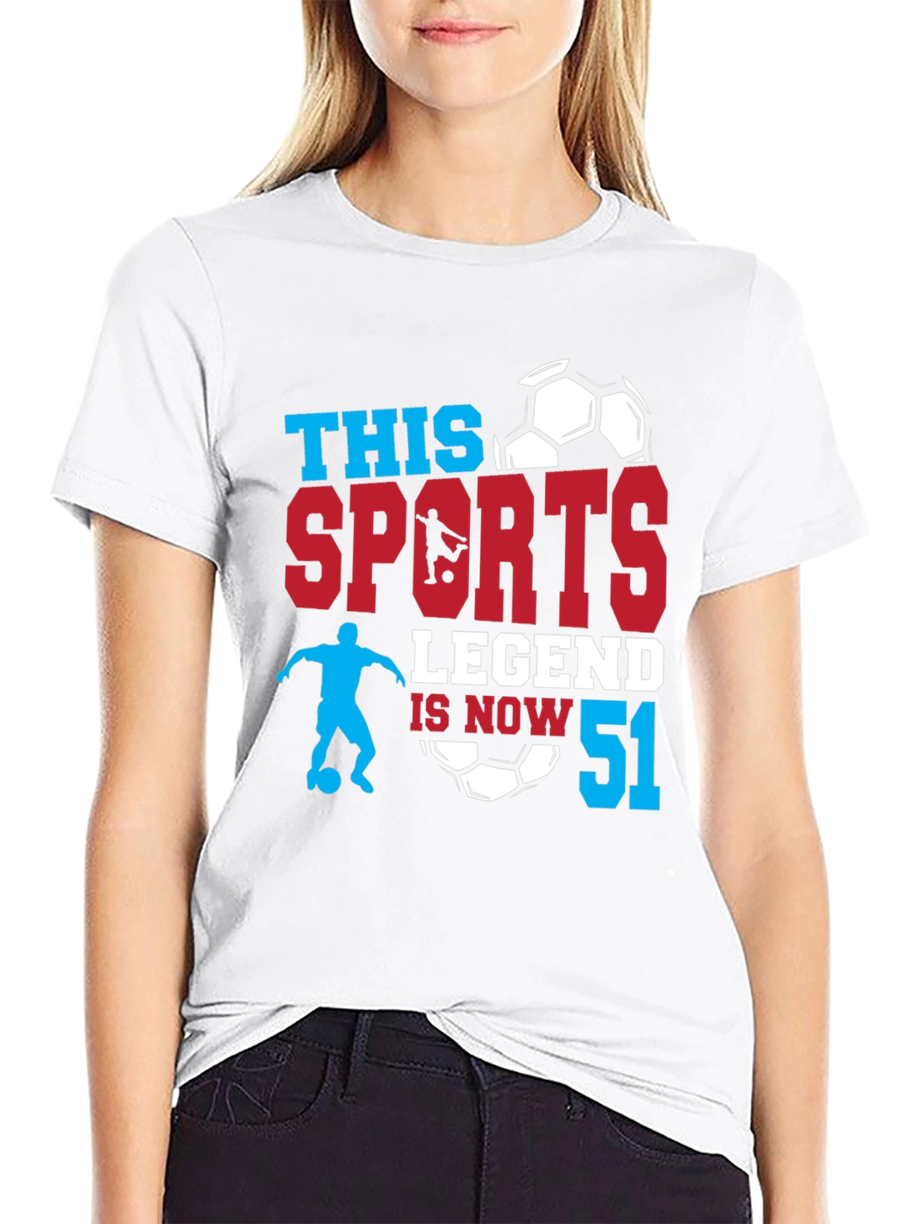 Sports Legend 51st Birthday T-Shirt Soccer Fan Gift