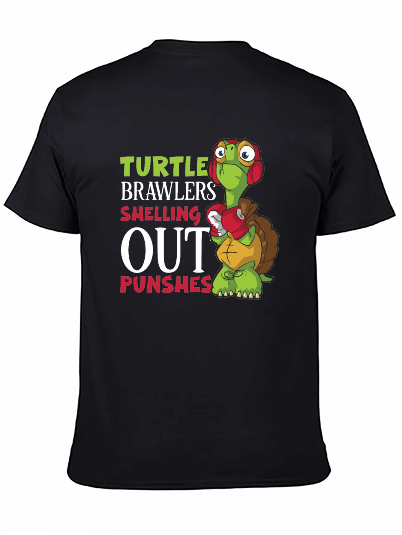 Turtle Brawlers T-Shirt: Shelling Out Punches Graphic Tee