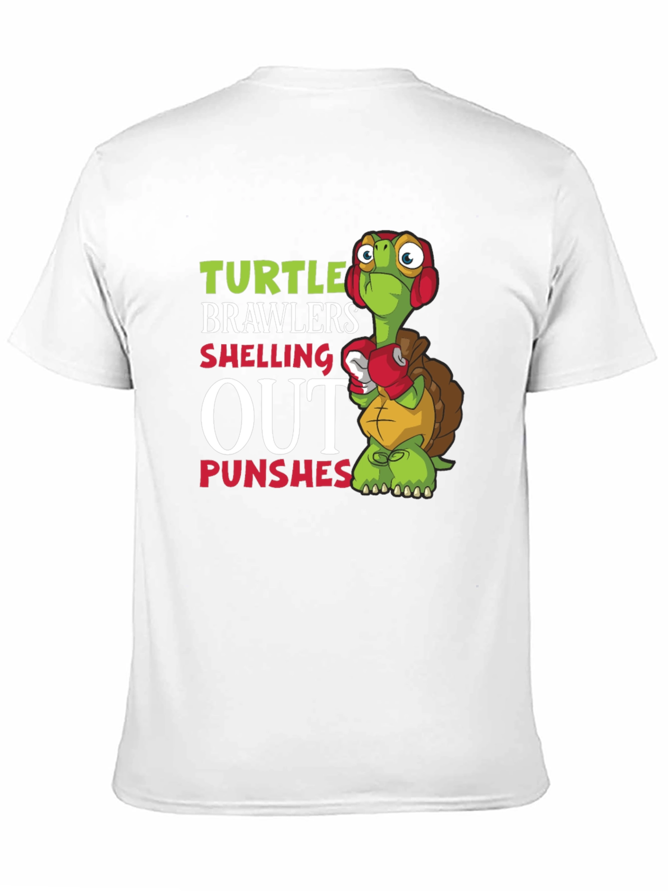 Turtle Brawlers T-Shirt: Shelling Out Punches Graphic Tee