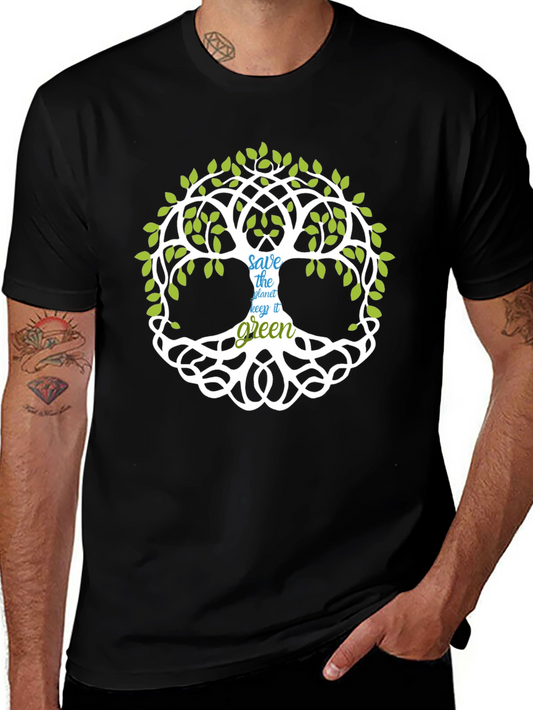 Save The Planet Tree Graphic Tee