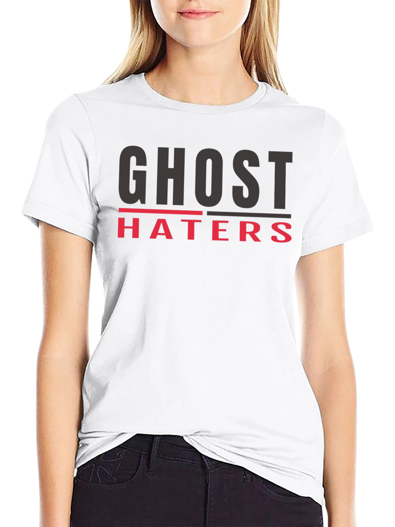 Ghost Haters Black Graphic Tee