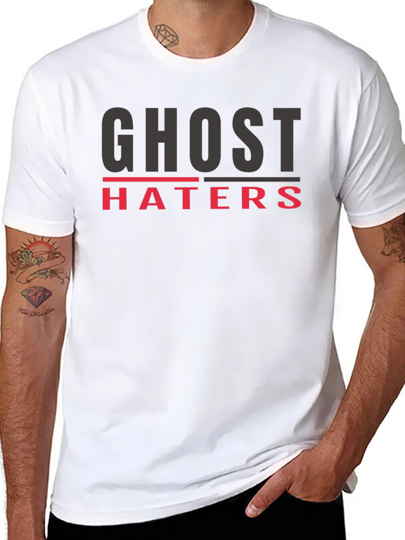 Ghost Haters Black Graphic Tee