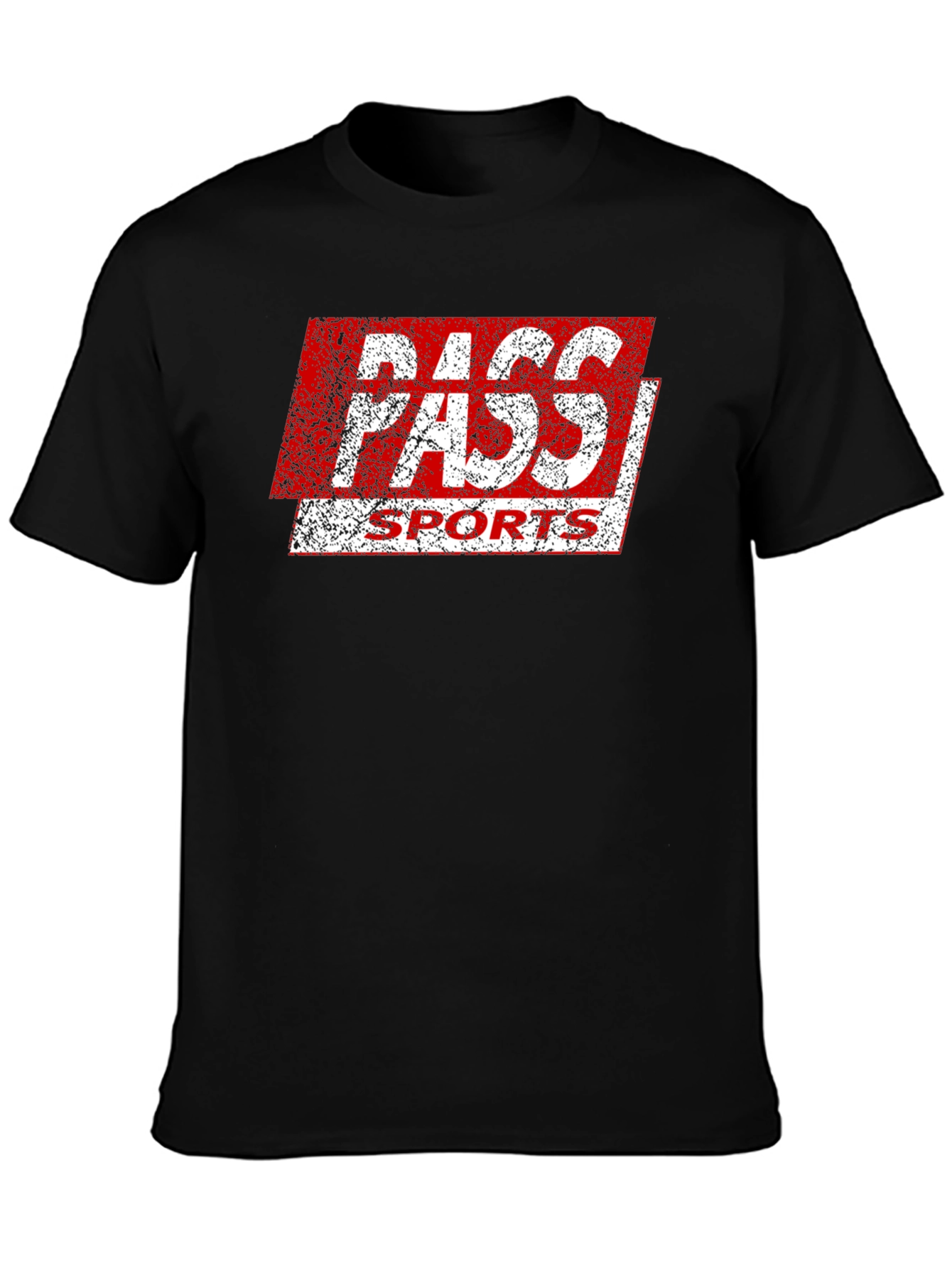 Pass Sports Graphic T-Shirt - Retro Style