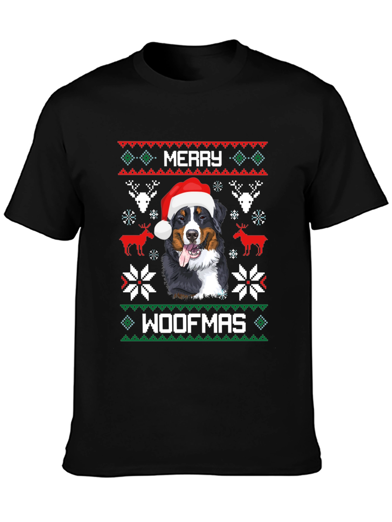 Merry Woofmas Dog Christmas T-Shirt
