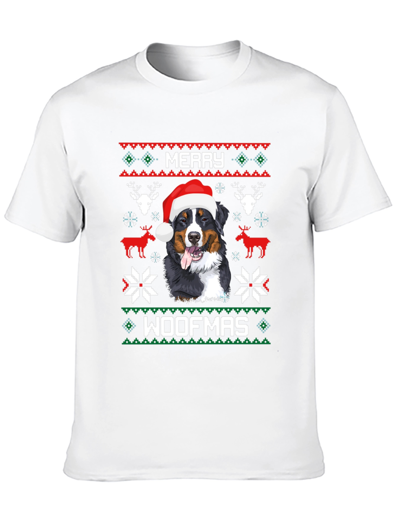 Merry Woofmas Dog Christmas T-Shirt