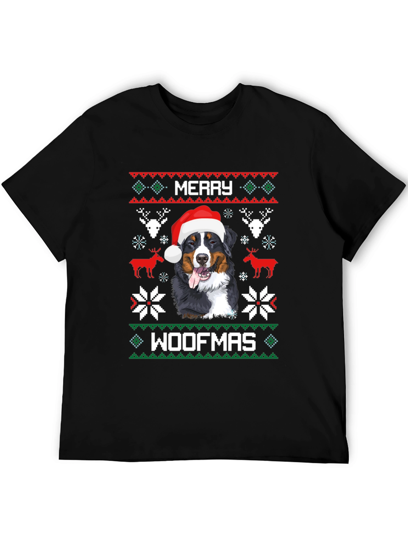 Merry Woofmas Dog Christmas T-Shirt