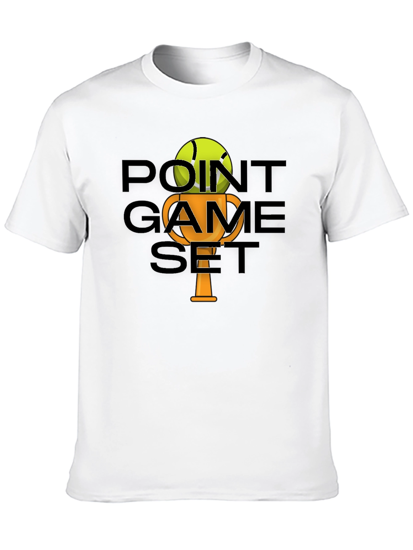Point Game Set Graphic Tee - Tennis Lovers T-Shirt
