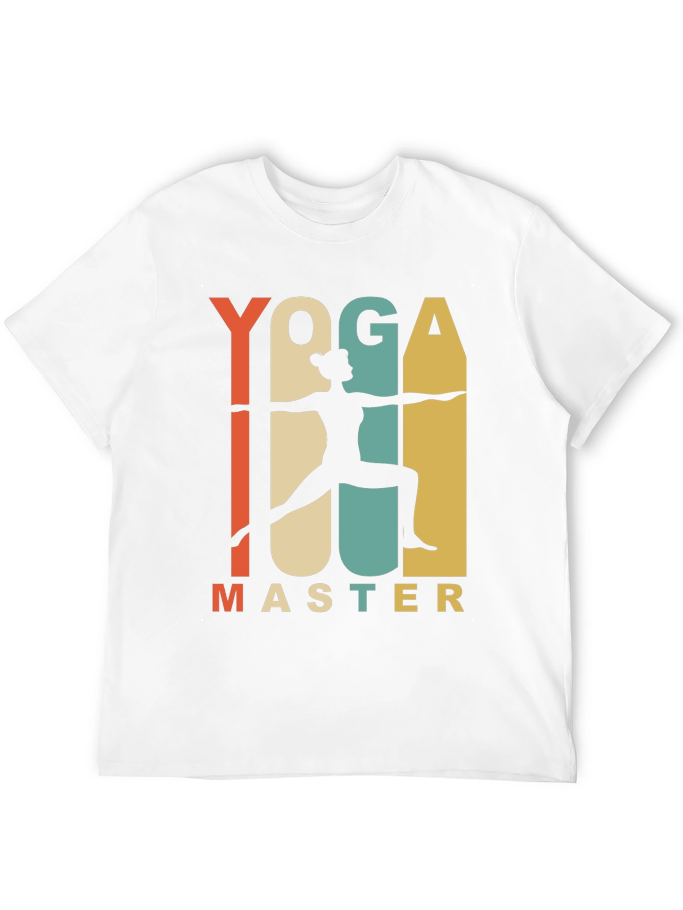 Yoga Master Graphic Tee - Retro Style Yoga T-Shirt