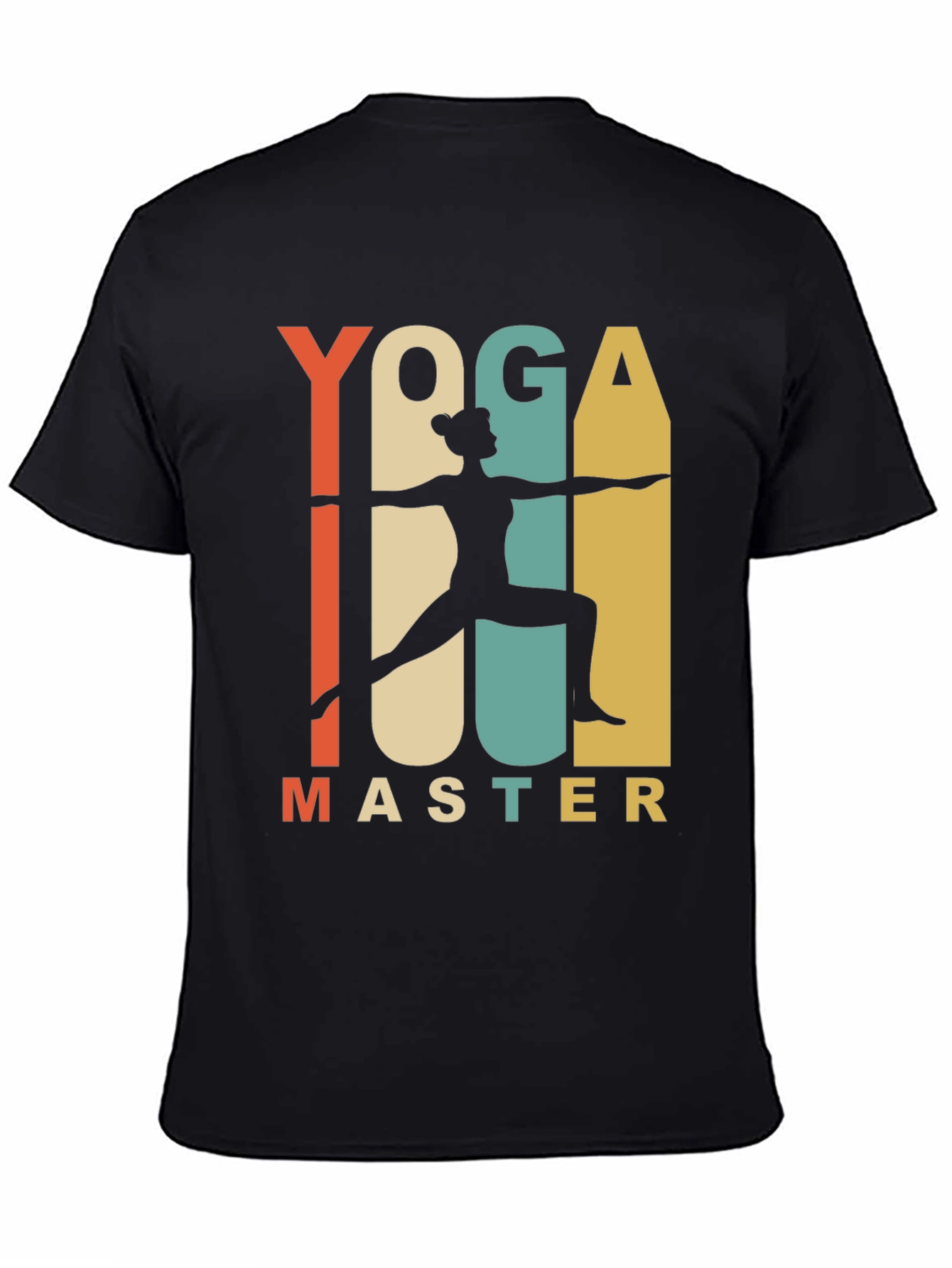 Yoga Master Graphic Tee - Retro Style Yoga T-Shirt