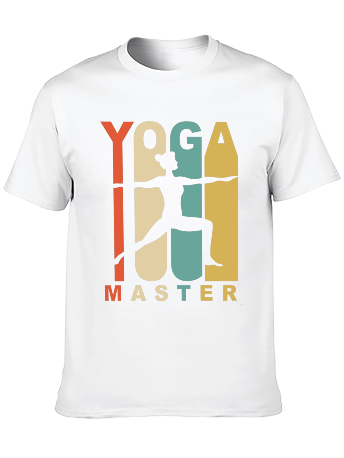 Yoga Master Graphic Tee - Retro Style Yoga T-Shirt