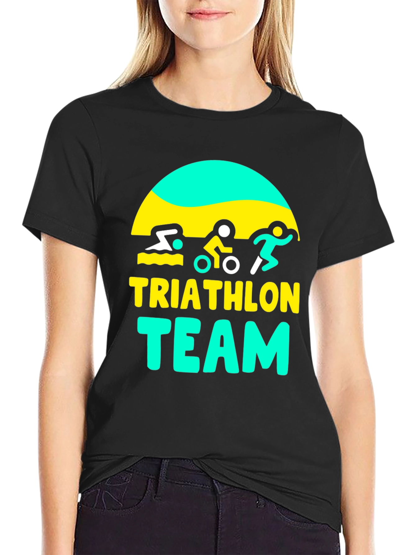 Triathlon Team Graphic Tee - Stylish Activewear