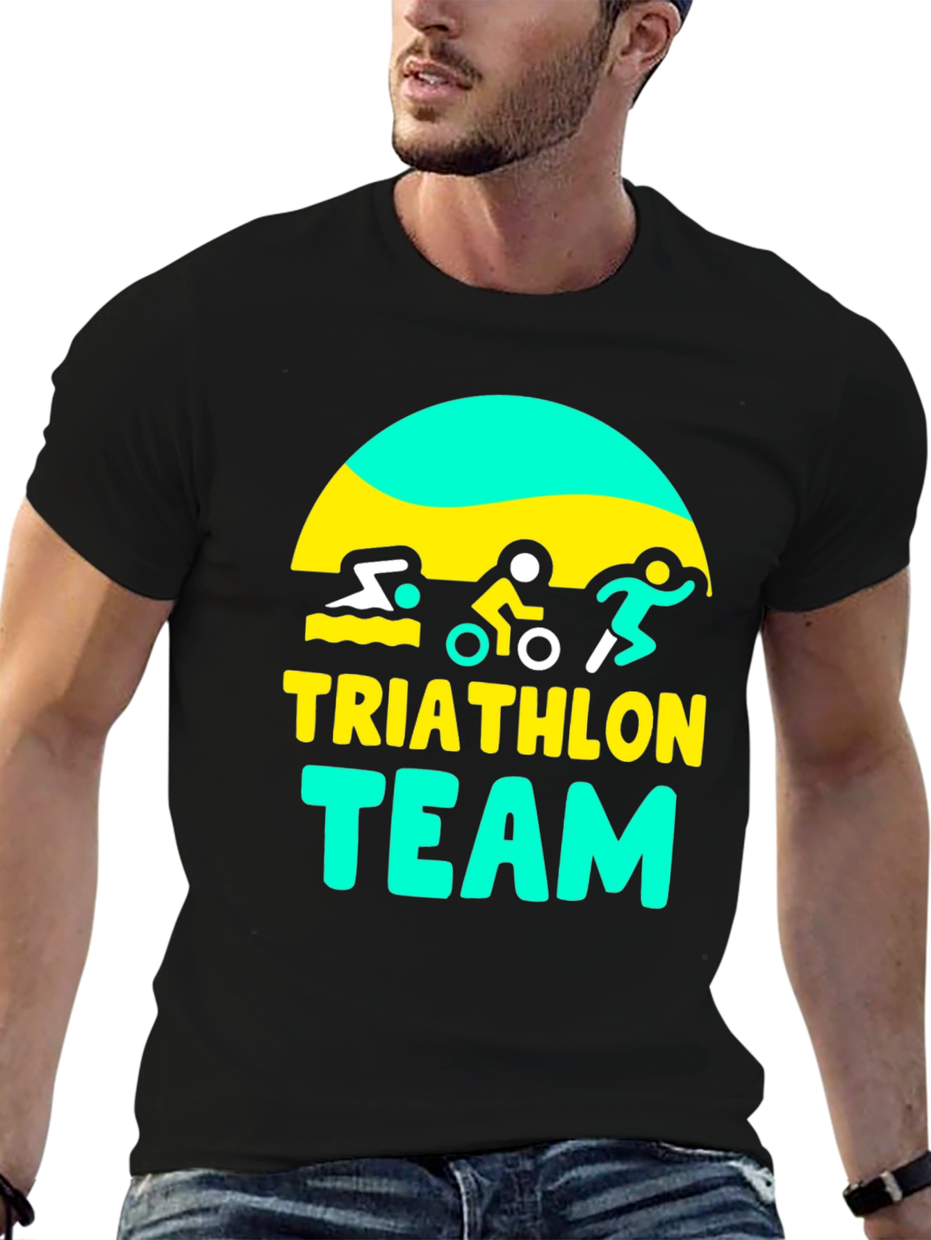 Triathlon Team Graphic Tee - Stylish Activewear