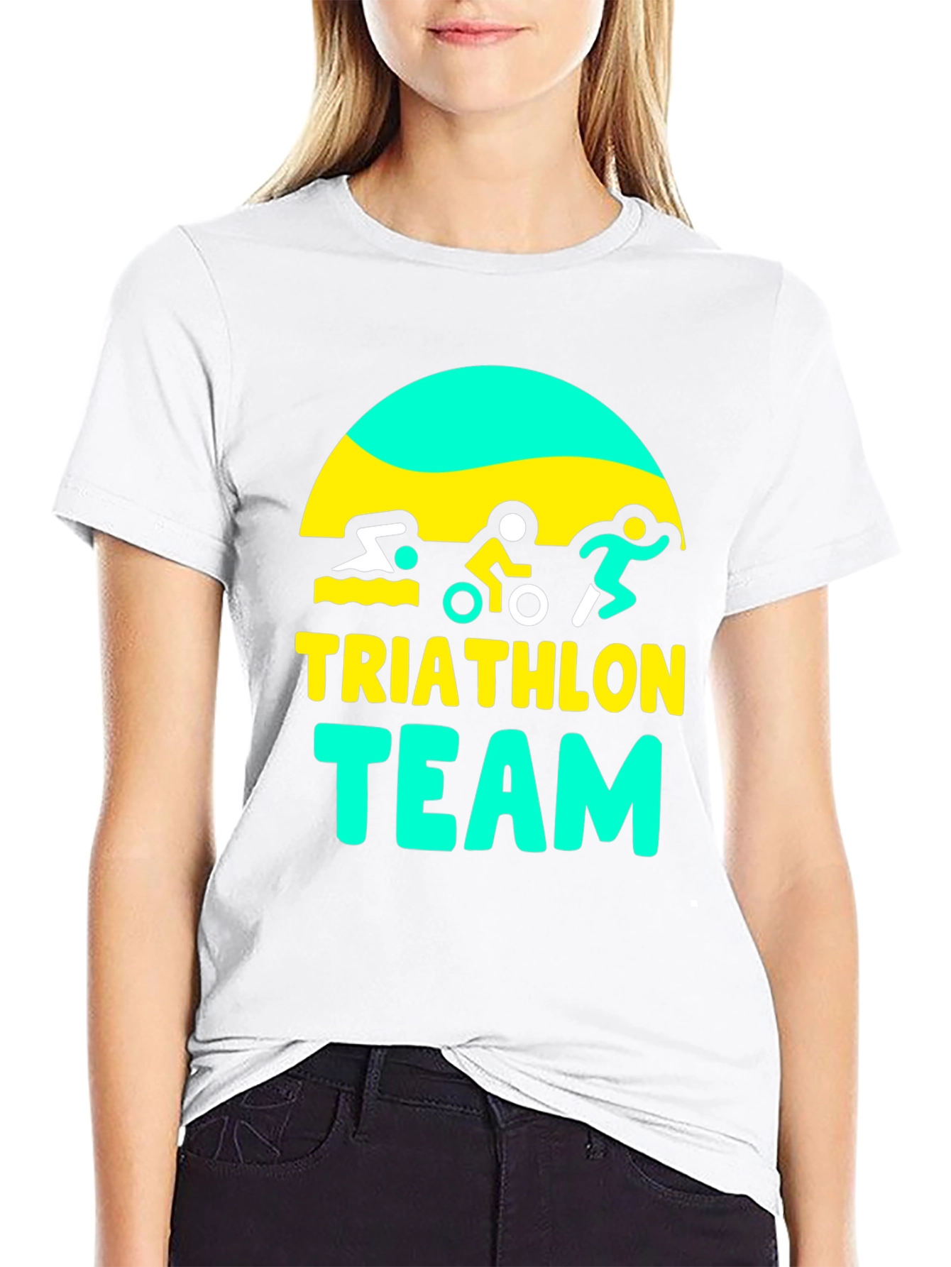 Triathlon Team Graphic Tee - Stylish Activewear