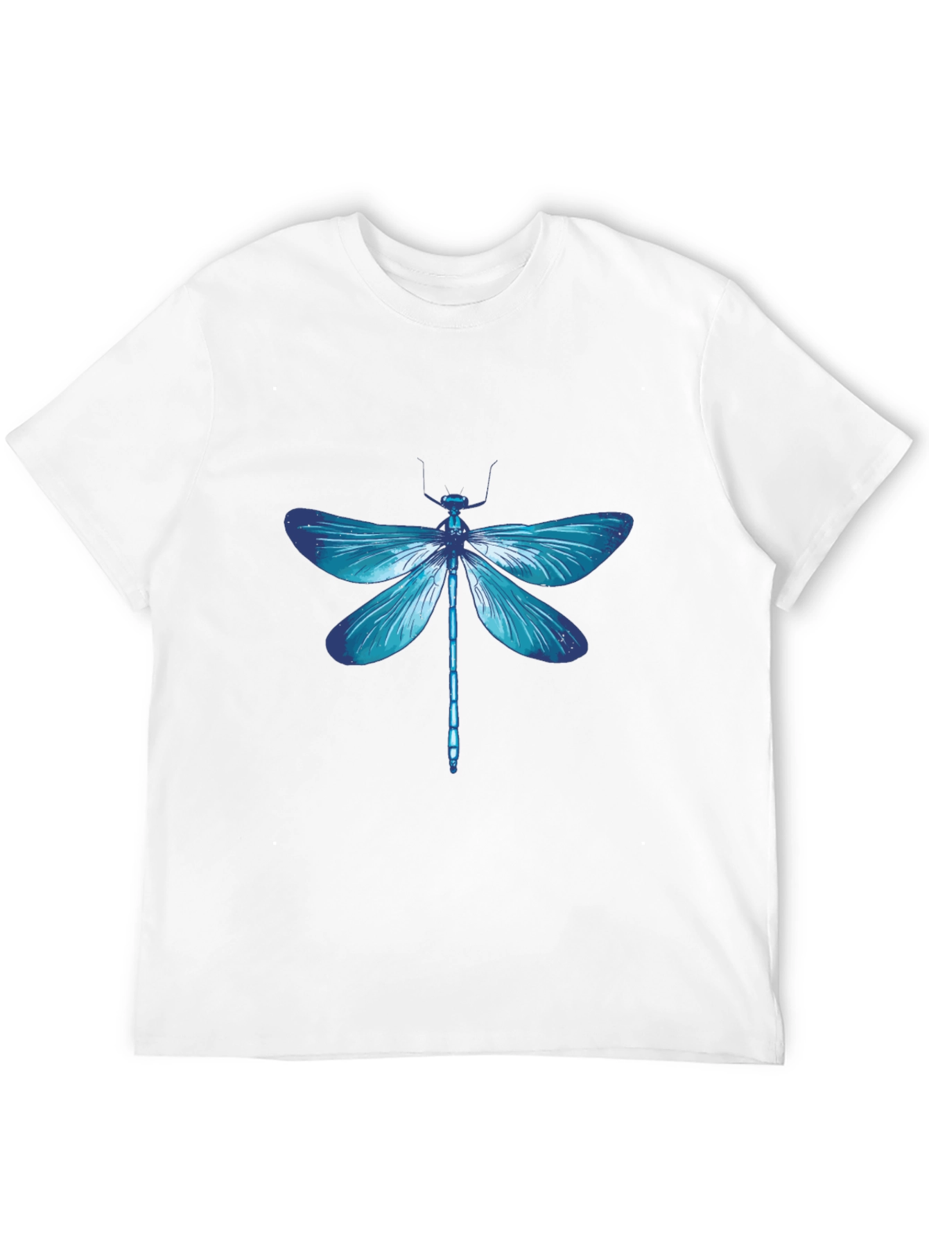 Dragonfly Graphic Tee - Stylish Black T-Shirt