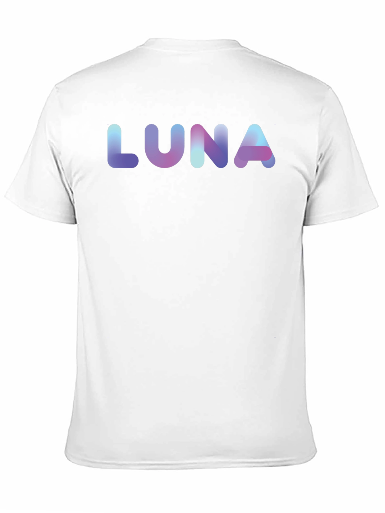 LUNA Gradient Graphic Black T-Shirt