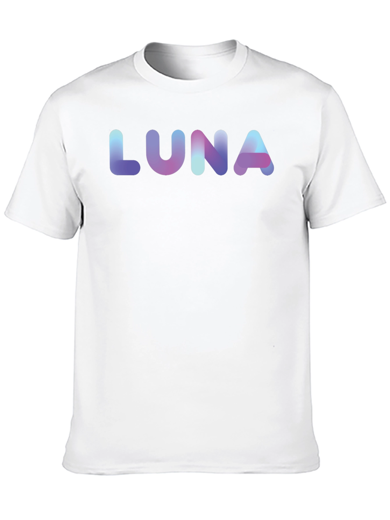 LUNA Gradient Graphic Black T-Shirt