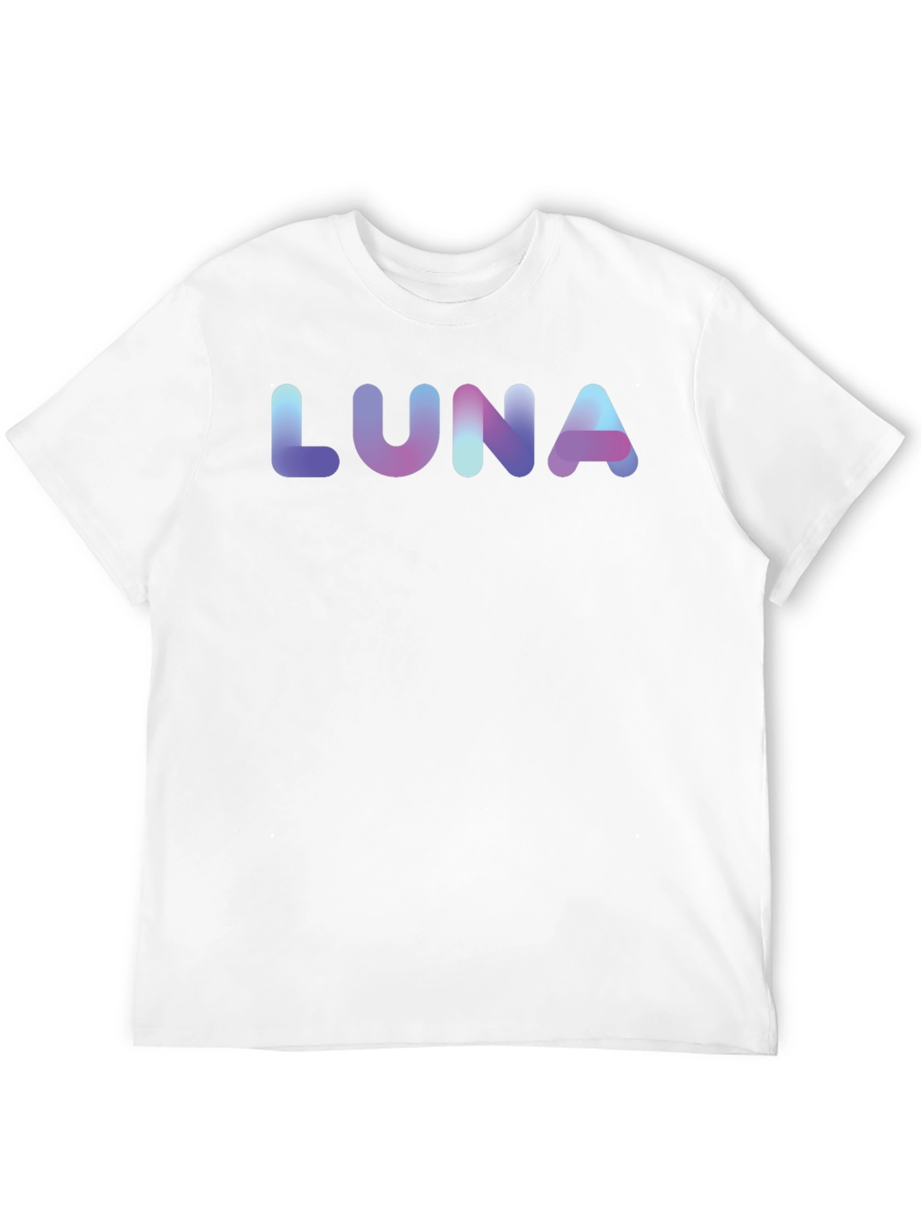 LUNA Gradient Graphic Black T-Shirt