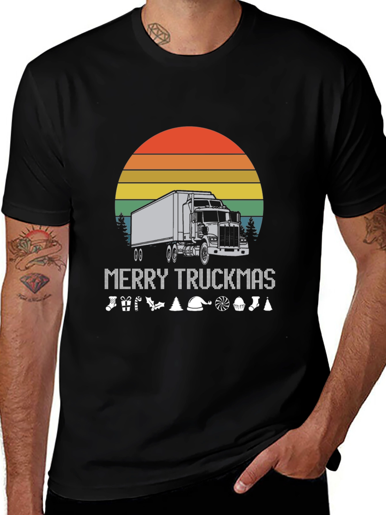 Merry Truckmas T-Shirt