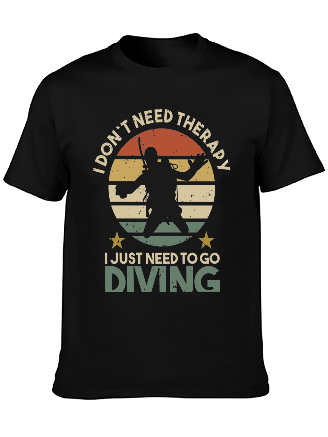 Diving Therapy Graphic T-Shirt