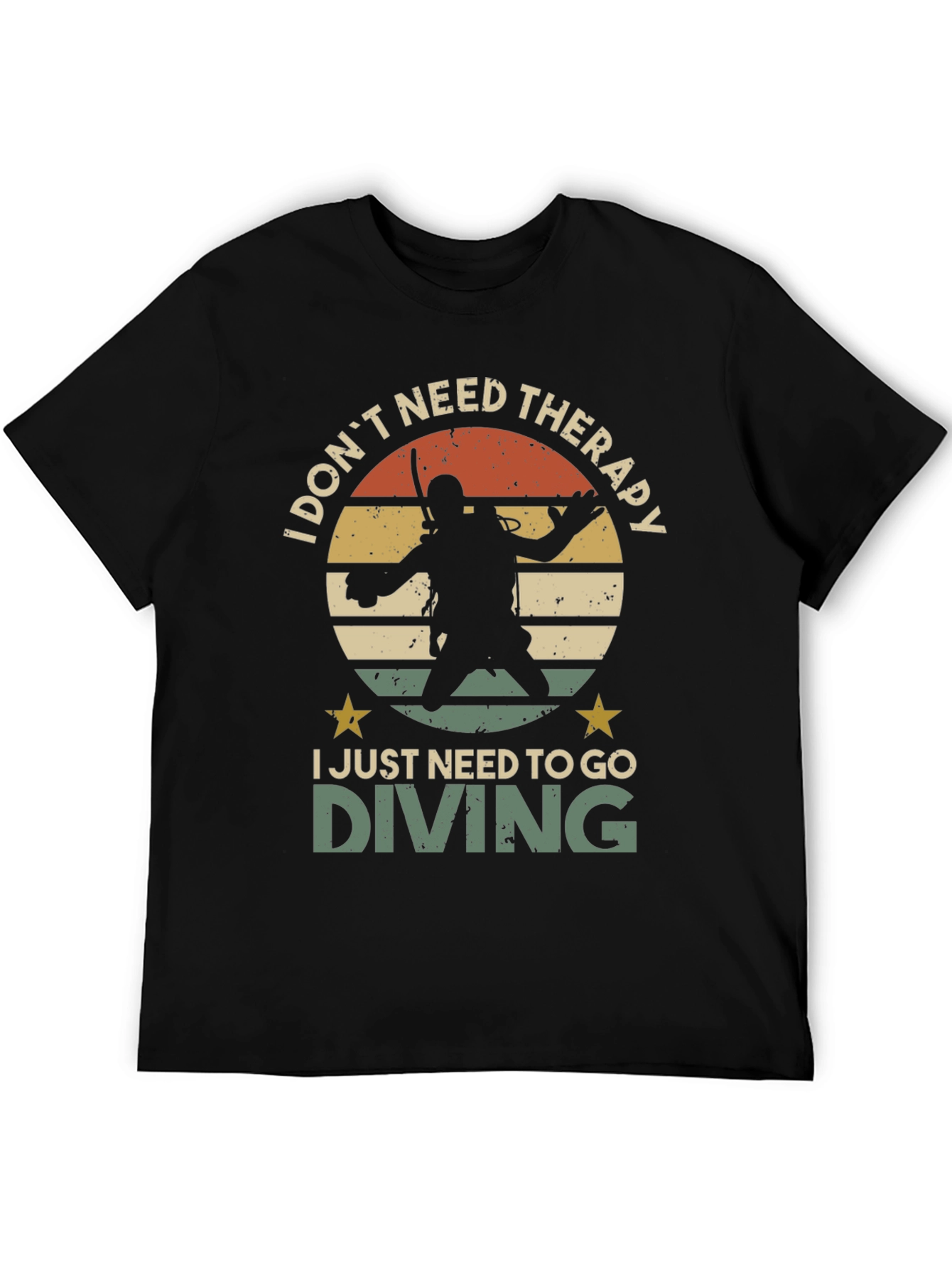 Diving Therapy Graphic T-Shirt