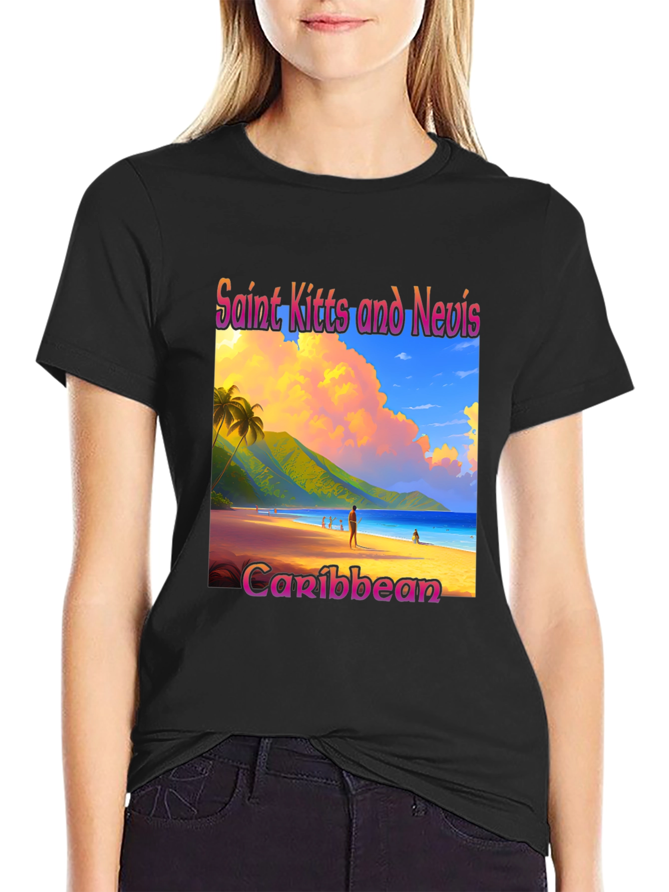 Saint Kitts and Nevis Caribbean T-Shirt