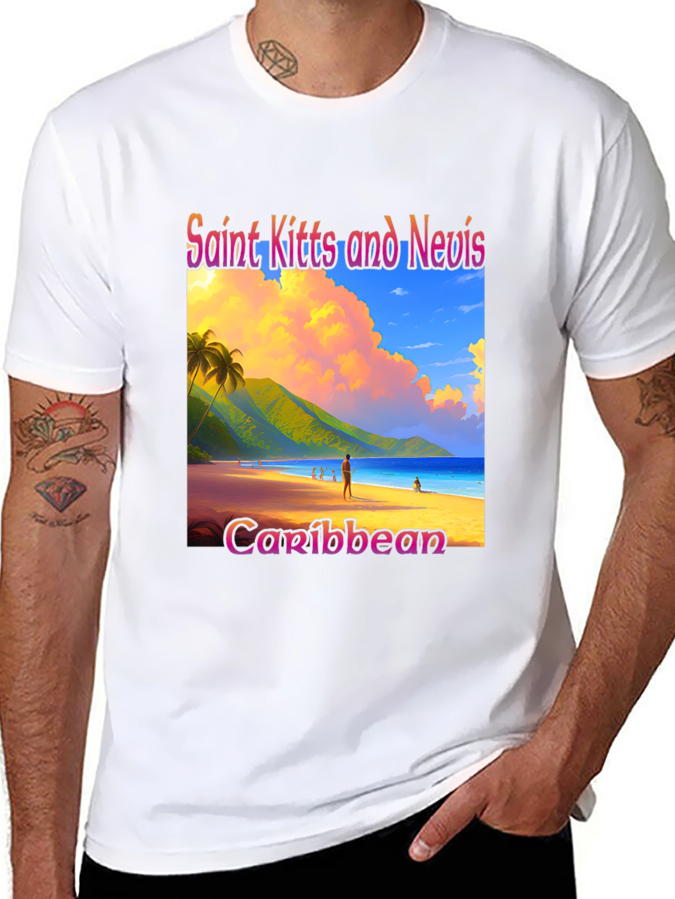 Saint Kitts and Nevis Caribbean T-Shirt