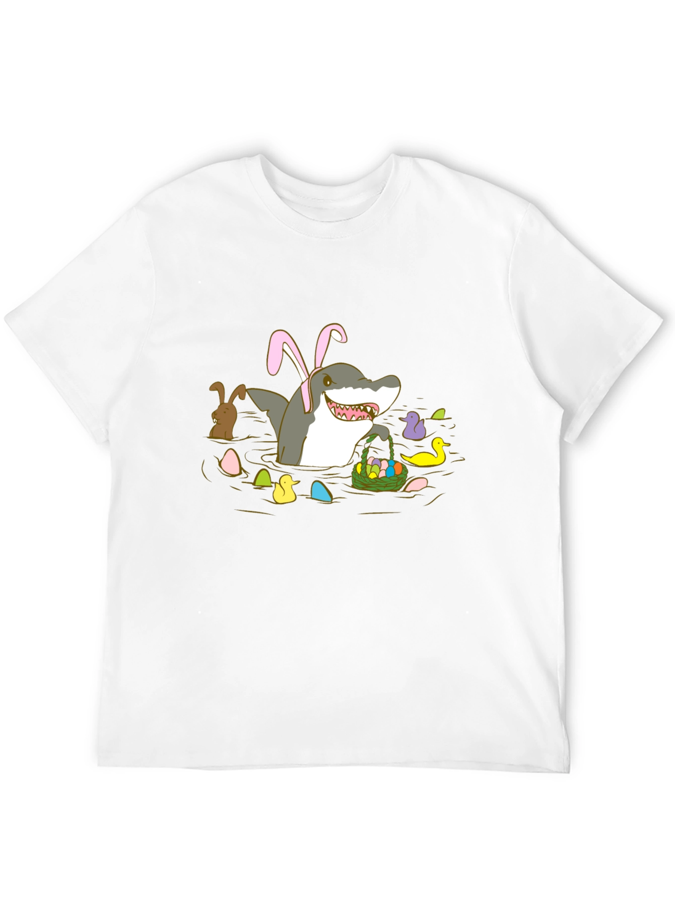 Easter Shark T-Shirt - Fun Holiday Apparel