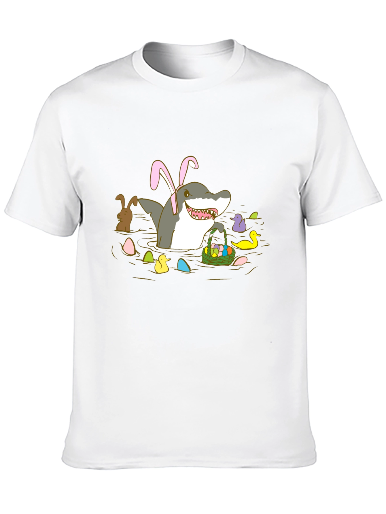 Easter Shark T-Shirt - Fun Holiday Apparel
