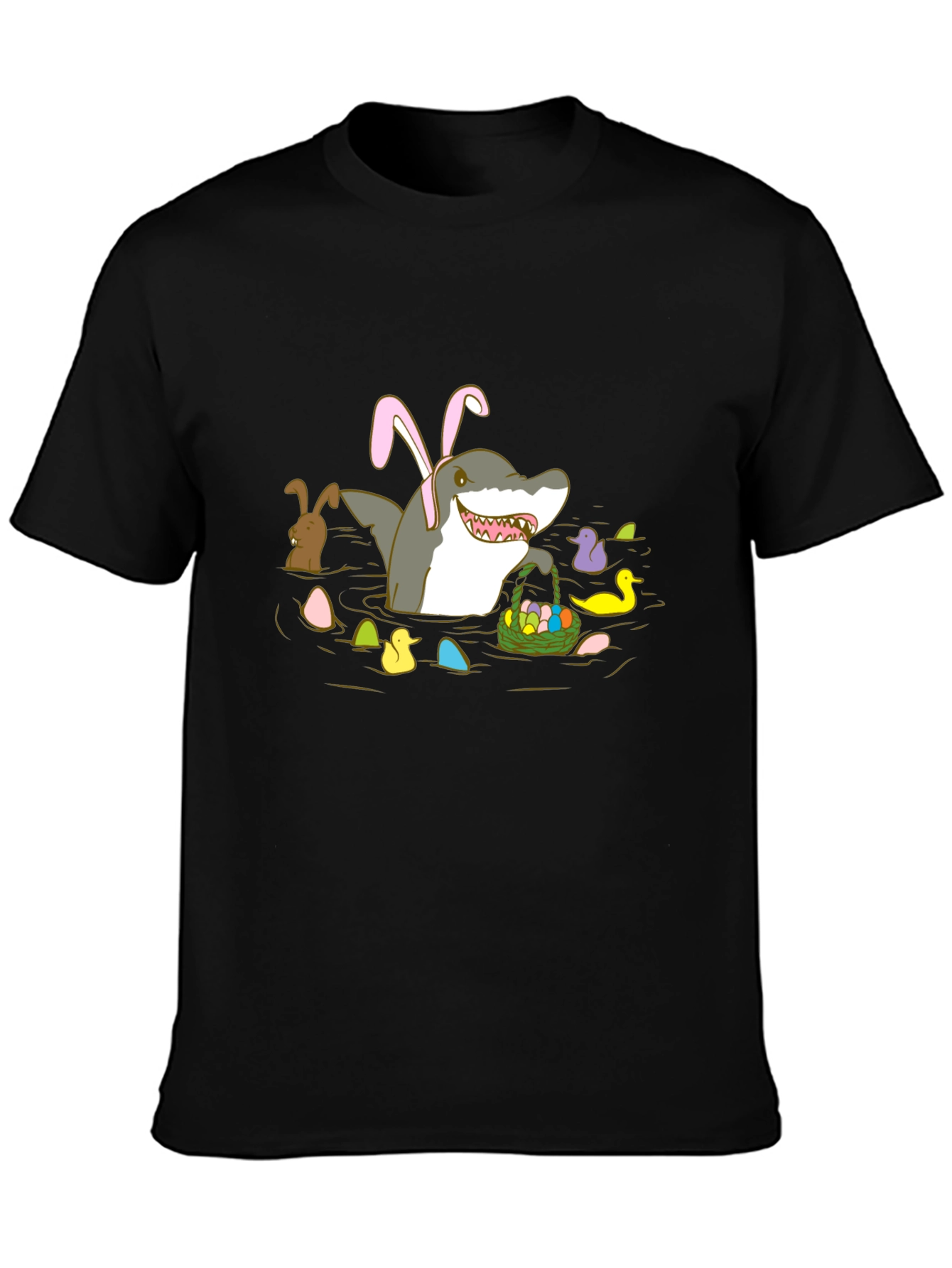 Easter Shark T-Shirt - Fun Holiday Apparel