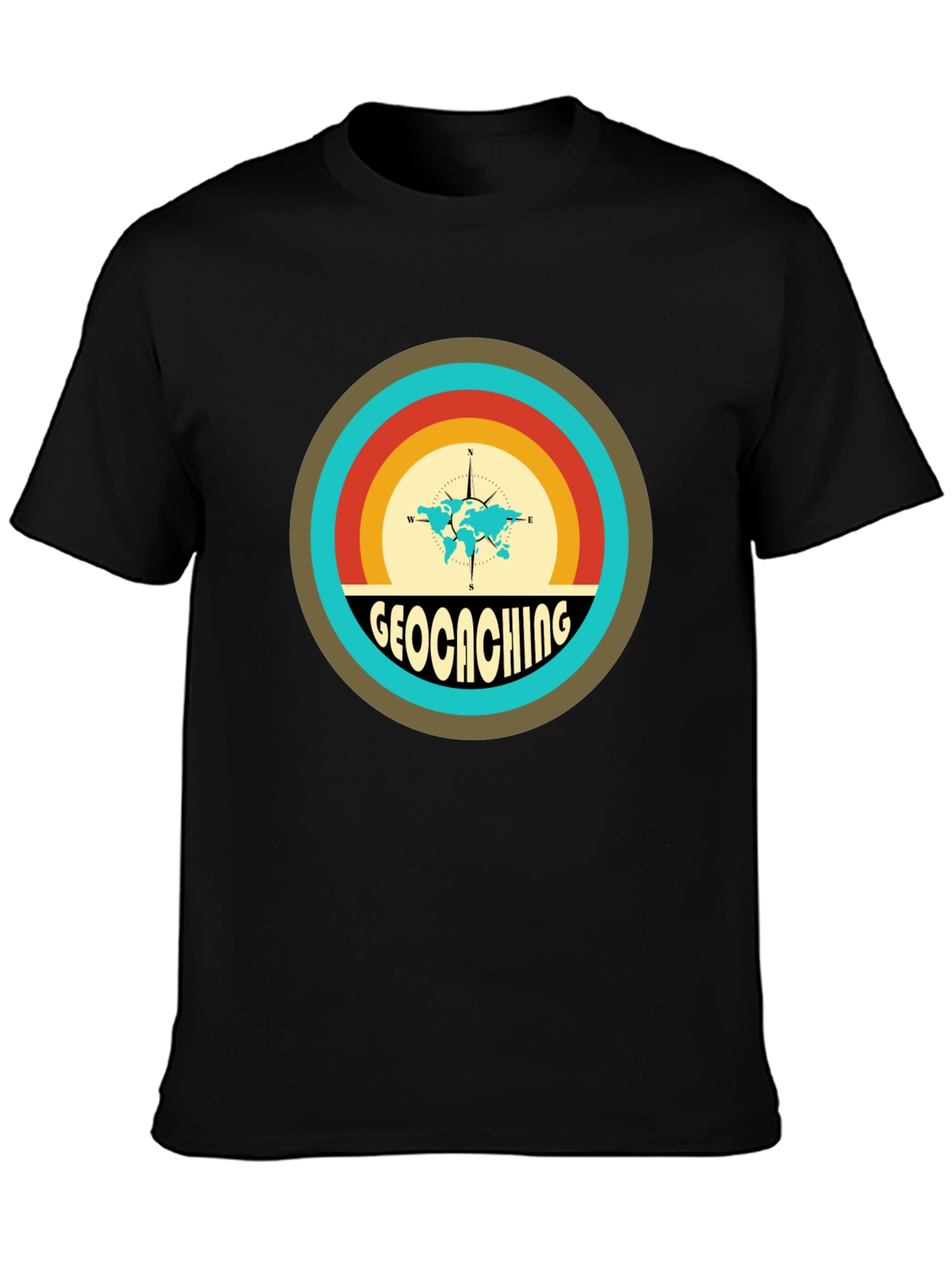 Geocaching Graphic Tee - Adventure Awaits!