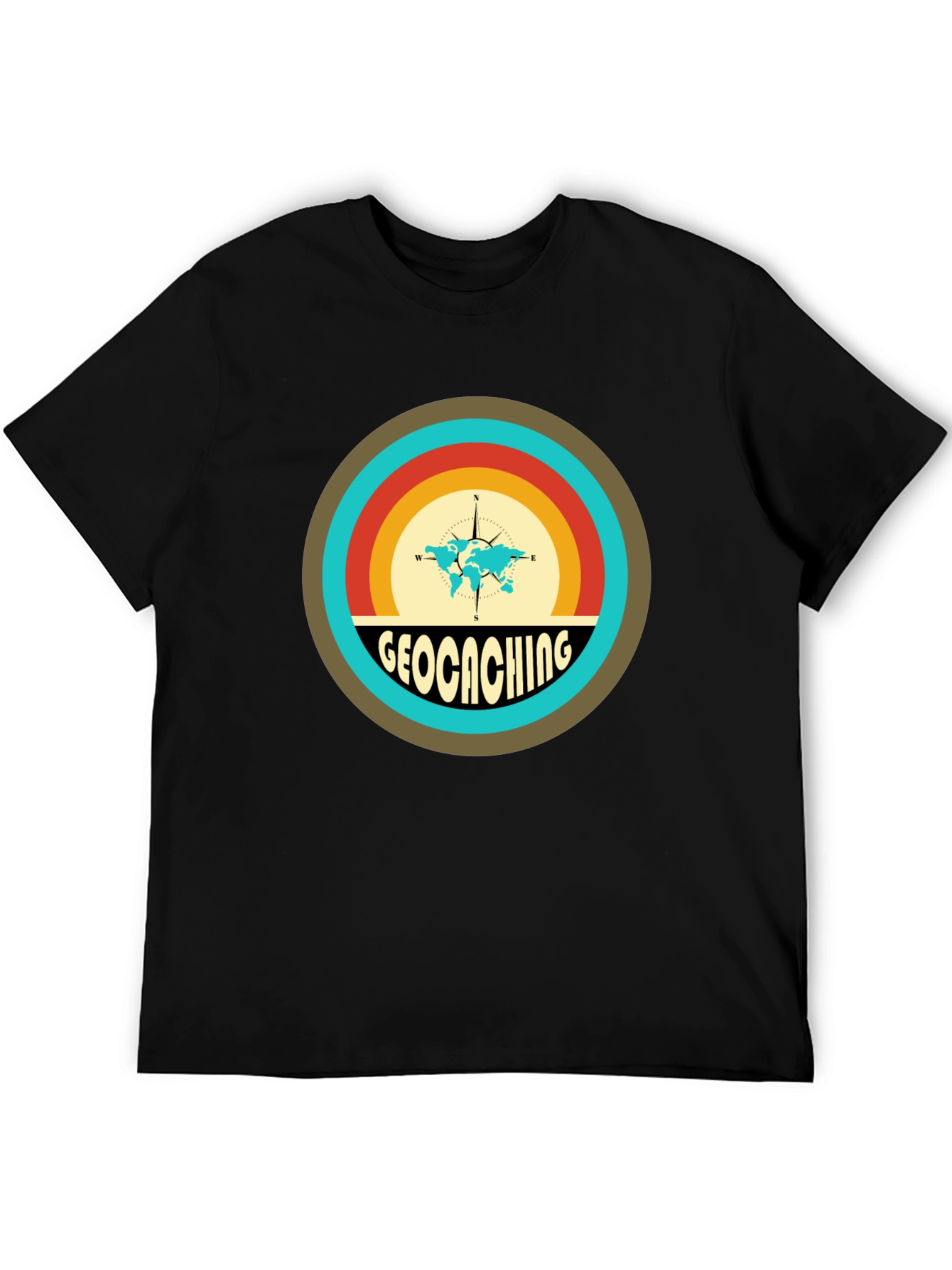 Geocaching Graphic Tee - Adventure Awaits!