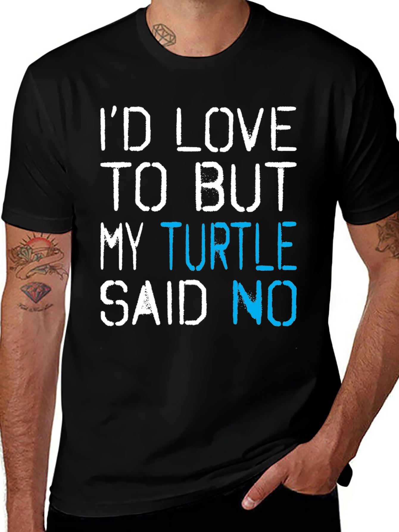 Turtle Said No Graphic T-Shirt