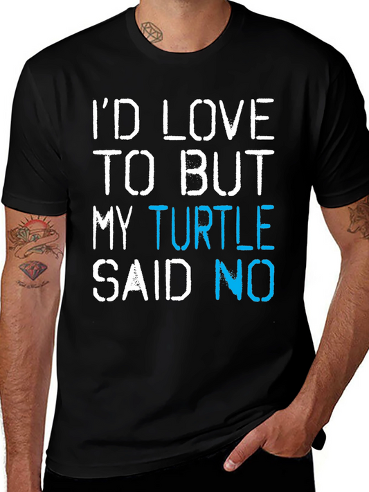 Turtle Said No Graphic T-Shirt