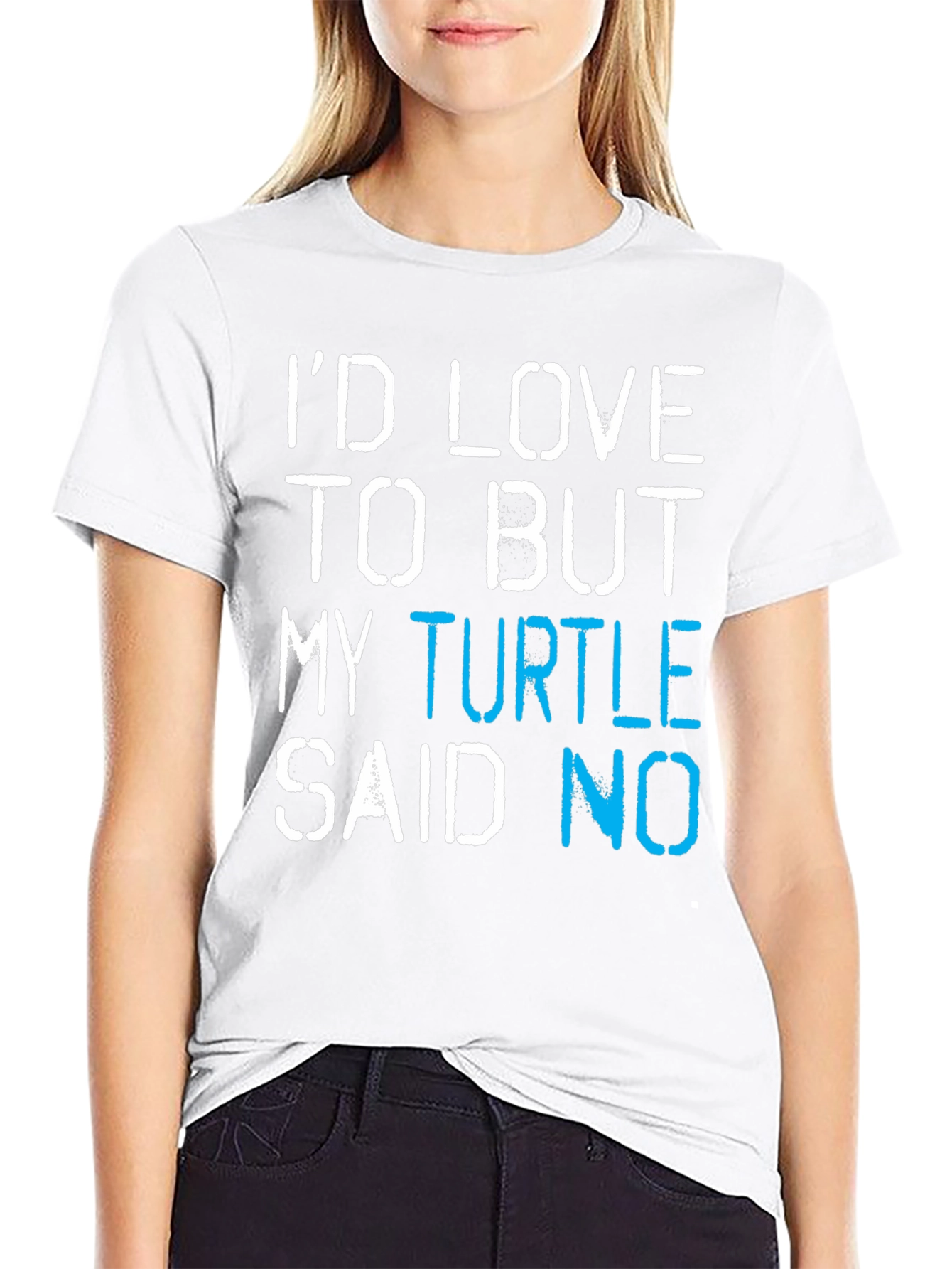 Turtle Said No Graphic T-Shirt