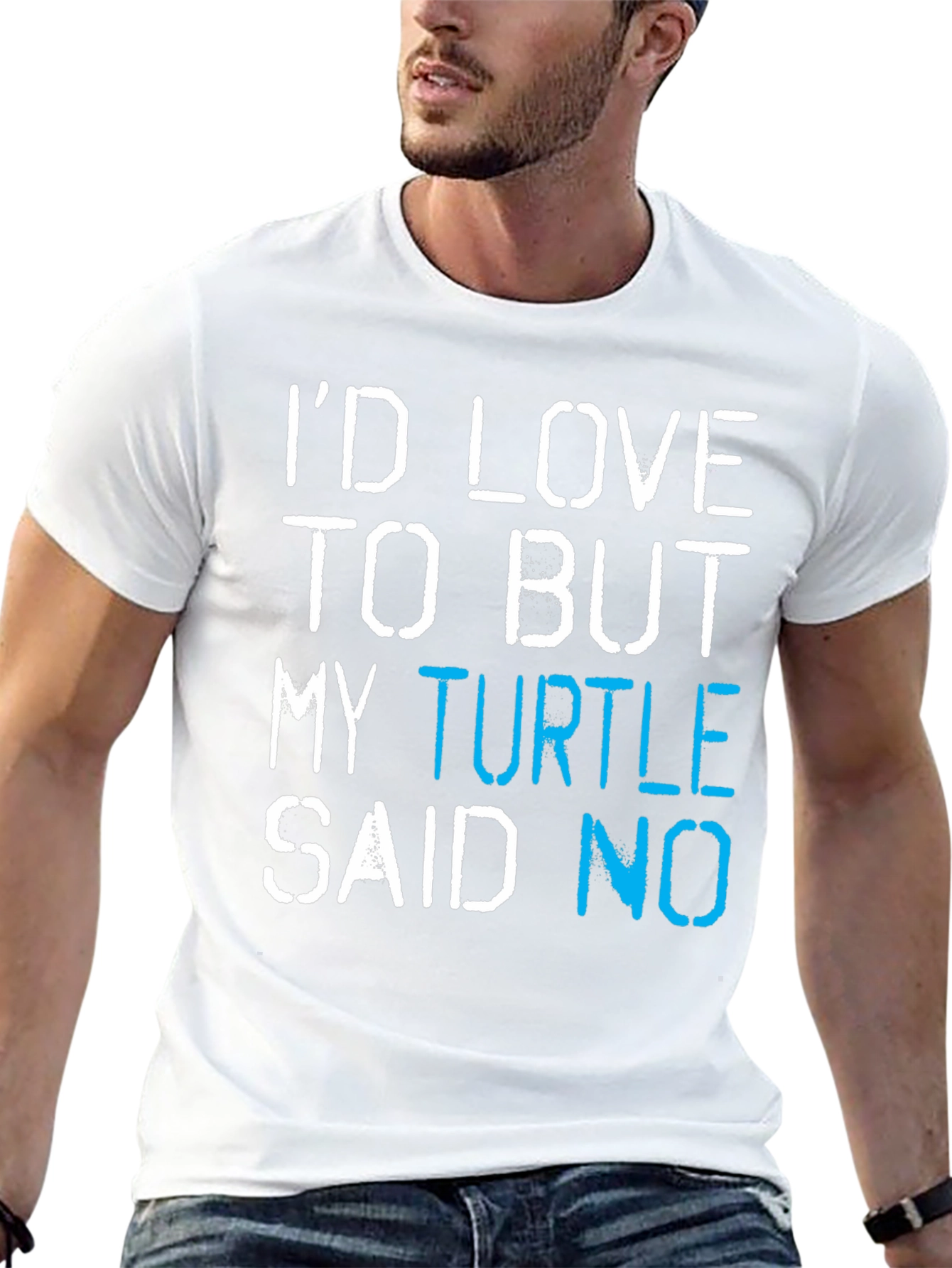 Turtle Said No Graphic T-Shirt