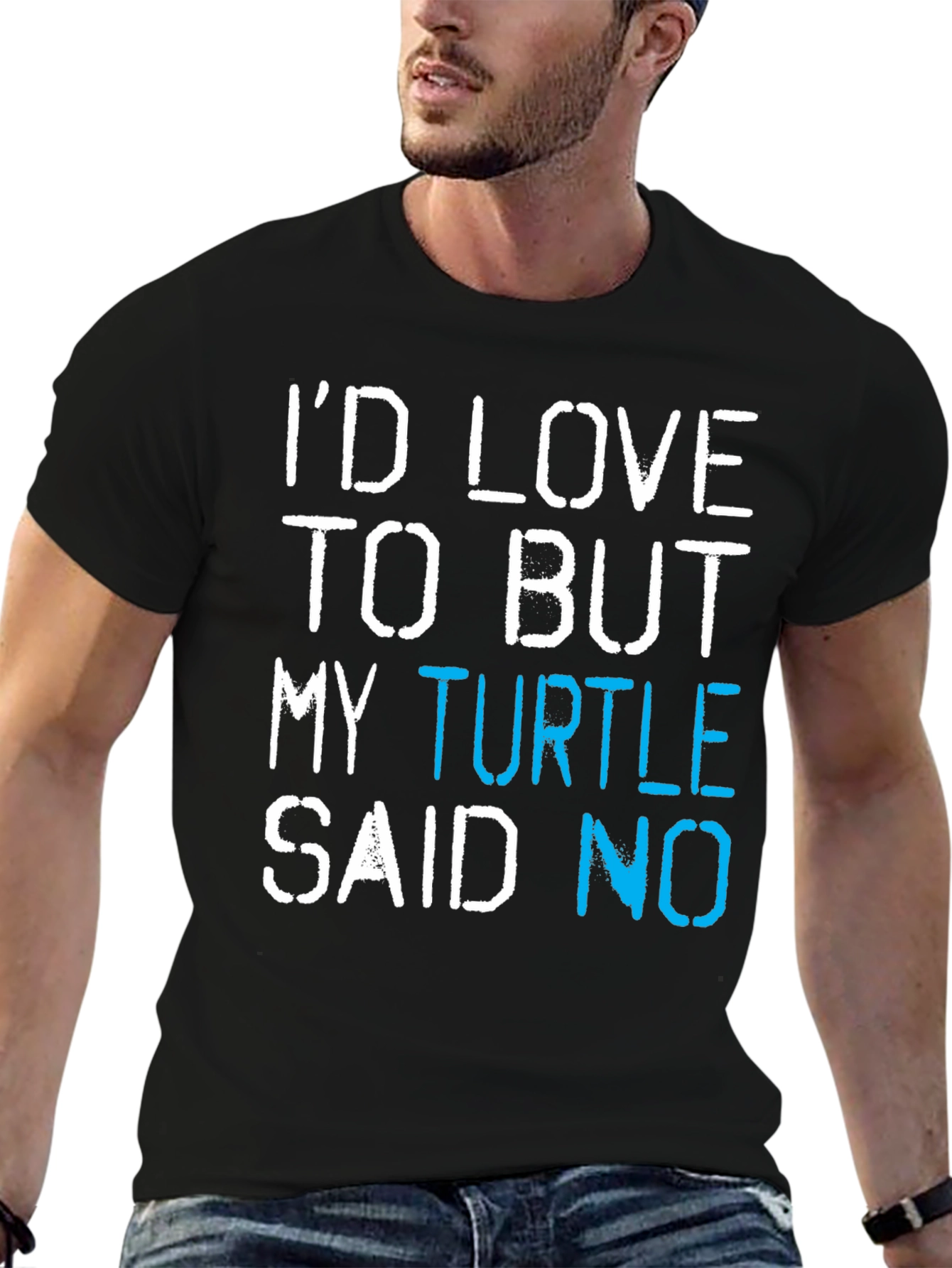 Turtle Said No Graphic T-Shirt