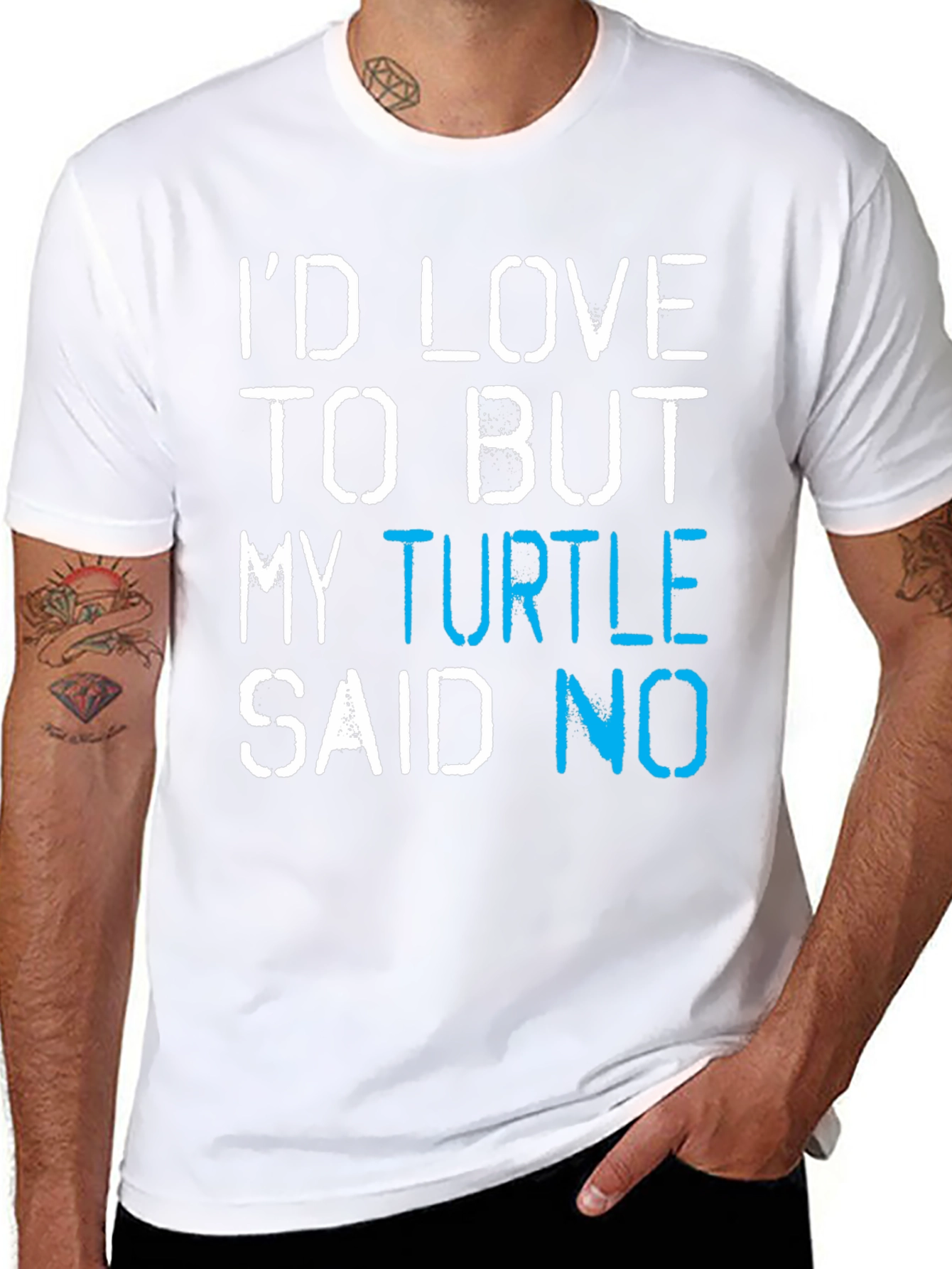 Turtle Said No Graphic T-Shirt