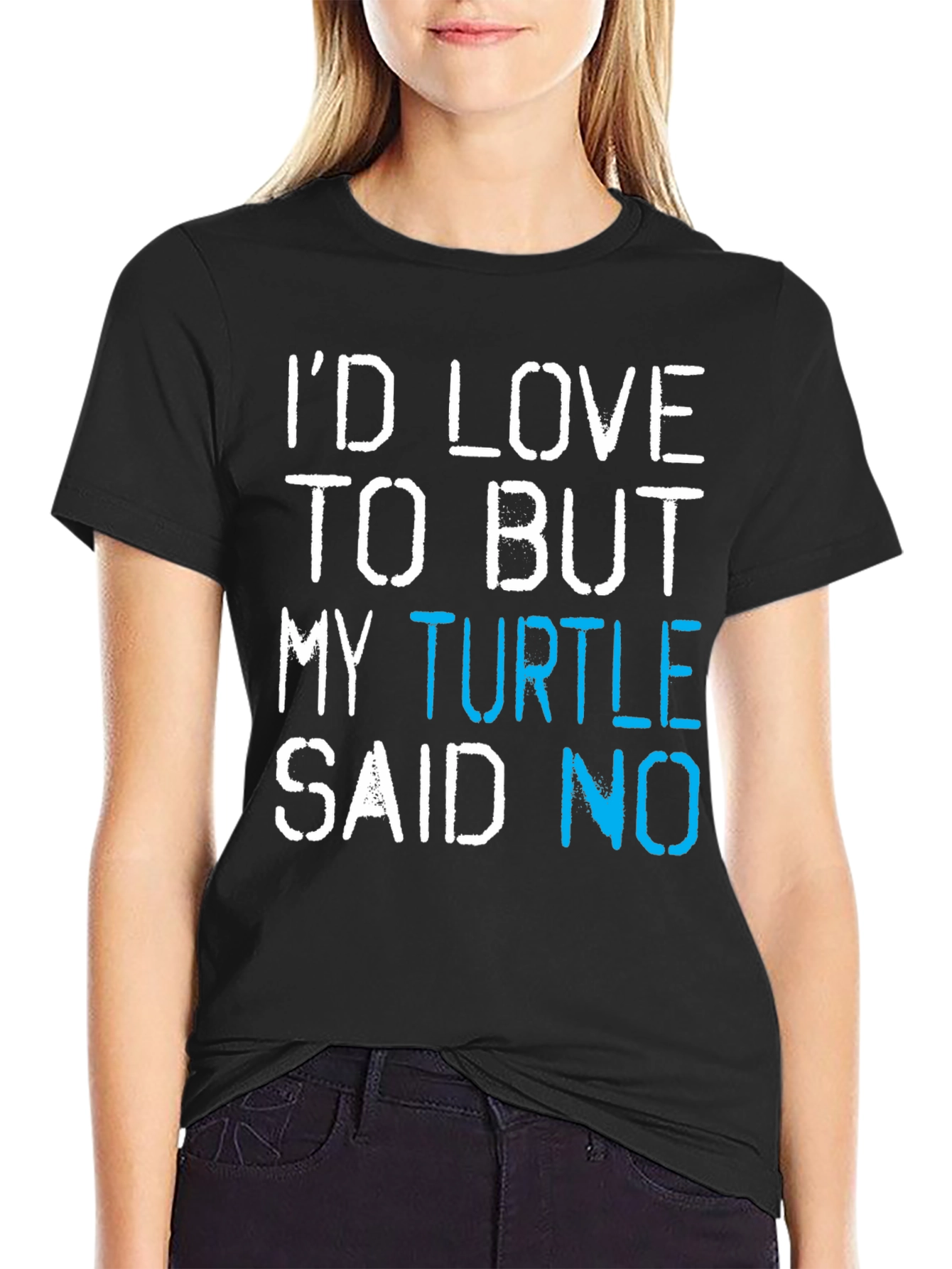 Turtle Said No Graphic T-Shirt