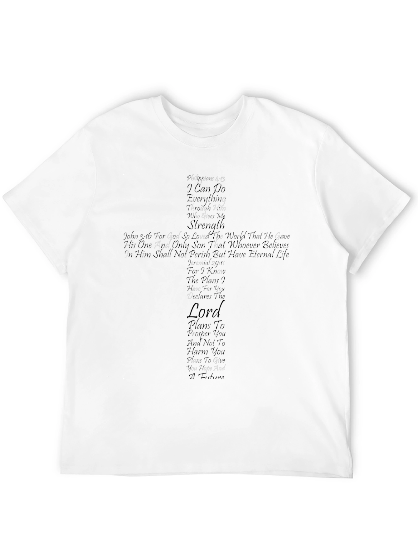 Faith-Inspired Cross Graphic T-Shirt