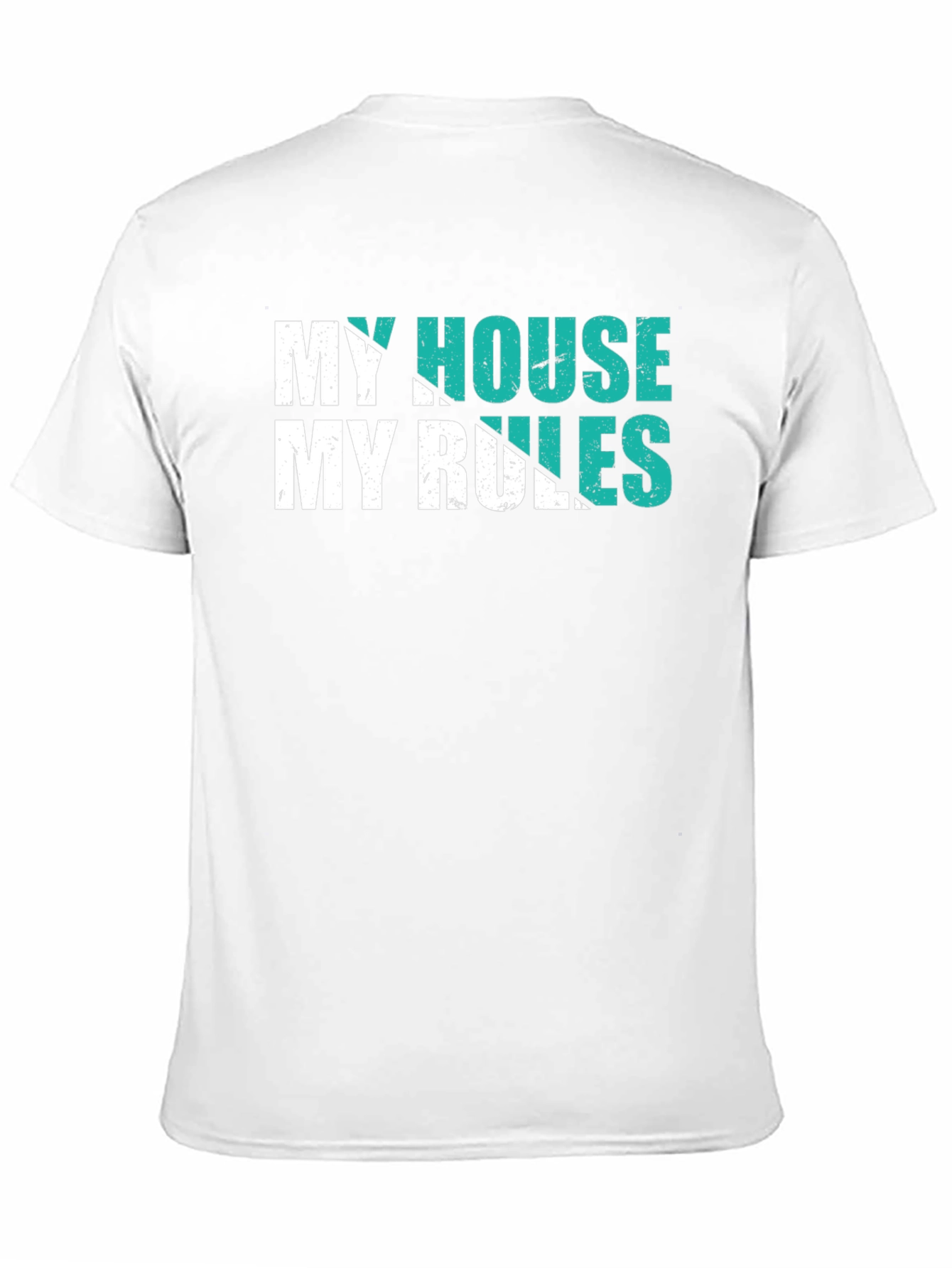 My House My Rules T-Shirt - Black Graphic Tee